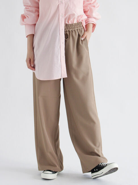 sm2rhythm「ストレッチイージーパンツ」|その他|ベージュ