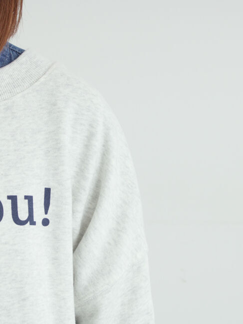 Samansa Mos2「シンプルロゴアソート裏起毛スウェット」|Tシャツ・カットソー|