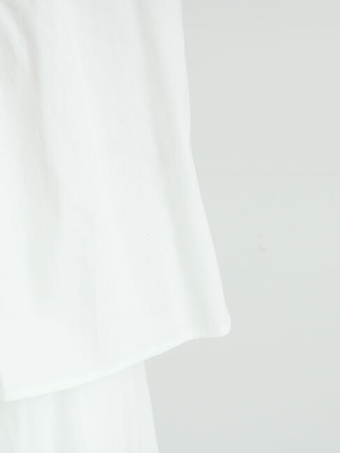 Samansa Mos2「胸元モチーフ刺繍レースブラウス」|シャツ・ブラウス|