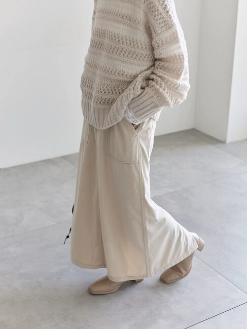 Samansa Mos2 blue「コーデュロイスカート」|スカート|