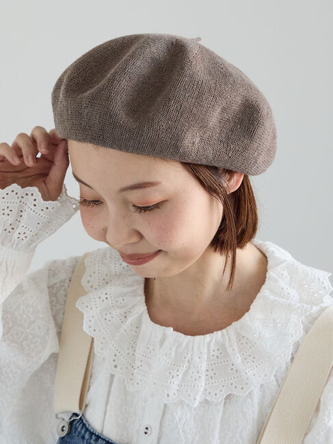 Samansa Mos2「【消臭効果】ベレー帽」|その他|モカ
