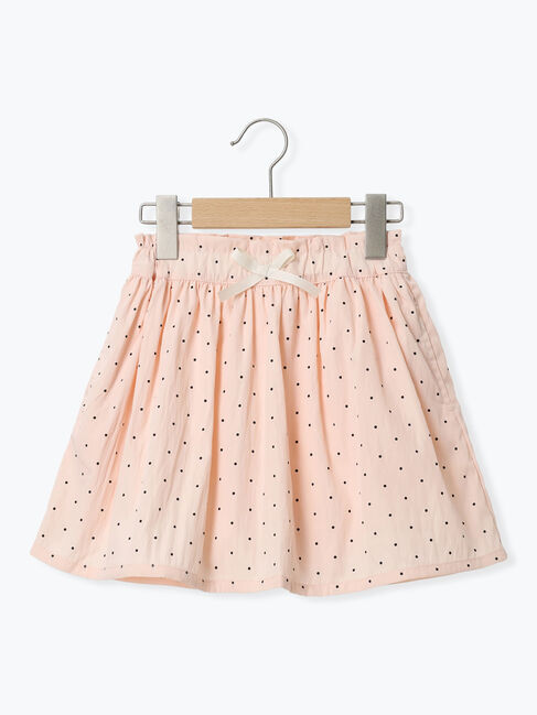 Samansa Mos2 Lagom「ドット柄スカパン」|スカート|ピンク