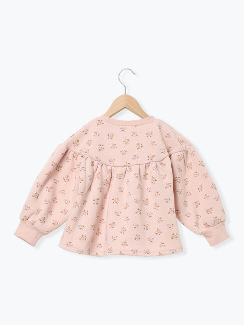 Samansa Mos2 Lagom「花柄裏起毛トレーナー」|Tシャツ・カットソー|