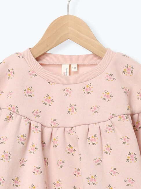 Samansa Mos2 Lagom「花柄裏起毛トレーナー」|Tシャツ・カットソー|