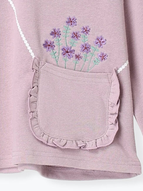 Samansa Mos2 Lagom「ポシェット付きトレーナー」|Tシャツ・カットソー|