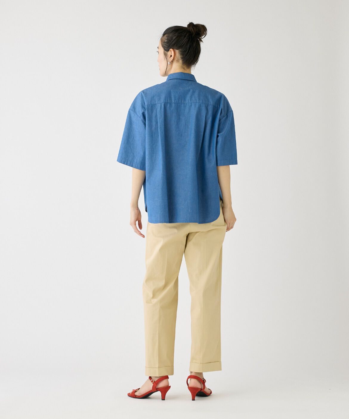 I.T.'S international「ライトデニムワークポケットシャツ」|シャツ・ブラウス|