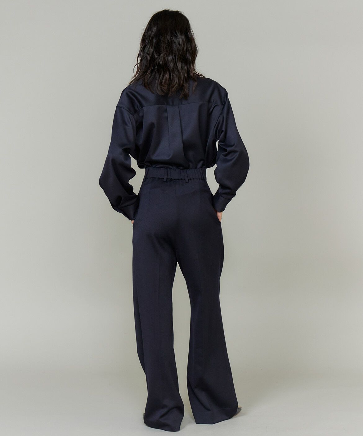 INED「《大きいサイズ》2WAYブラウス」|シャツ・ブラウス|