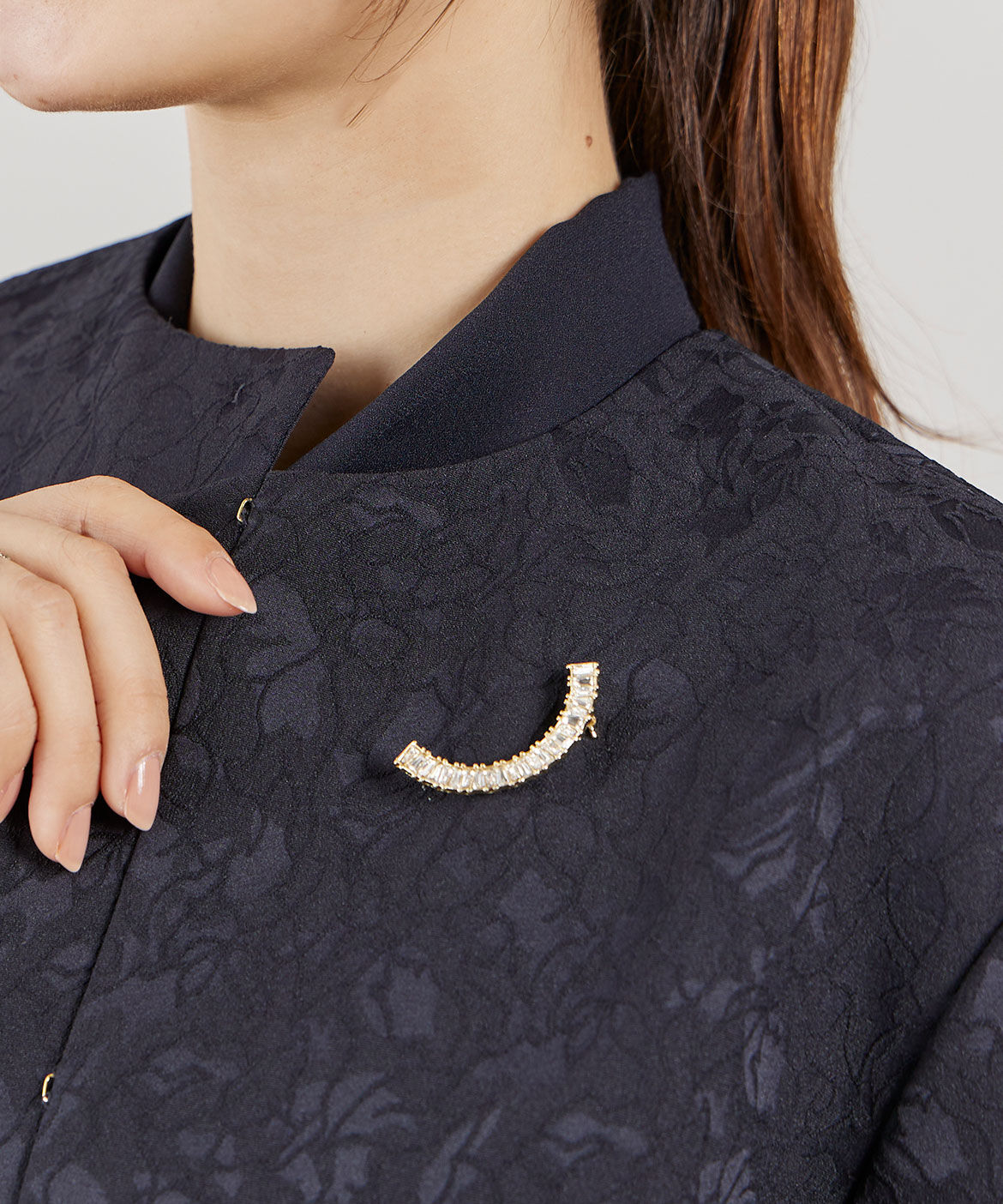 INED「ビジューブローチ」|ブローチ・コサージュ|