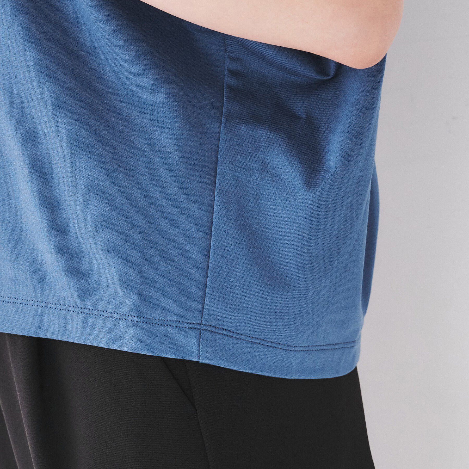 UNTITLED「【オシャレに体型カバー】ミニ裏毛ハイゲージカットソー」|Tシャツ・カットソー|