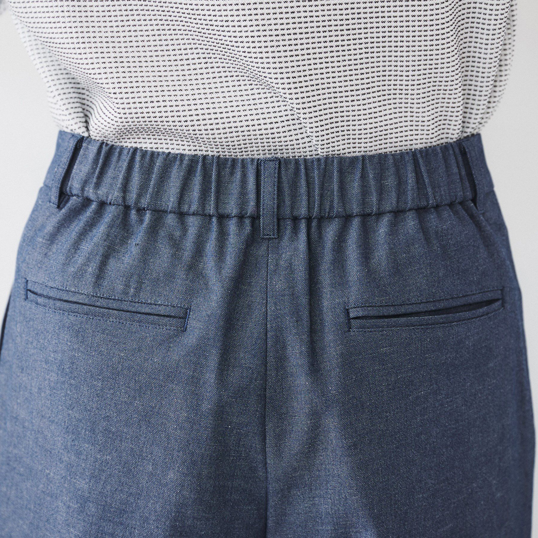 UNTITLED「【清涼感/洗濯機洗い可】オックス クロップドワイドパンツ」|その他|