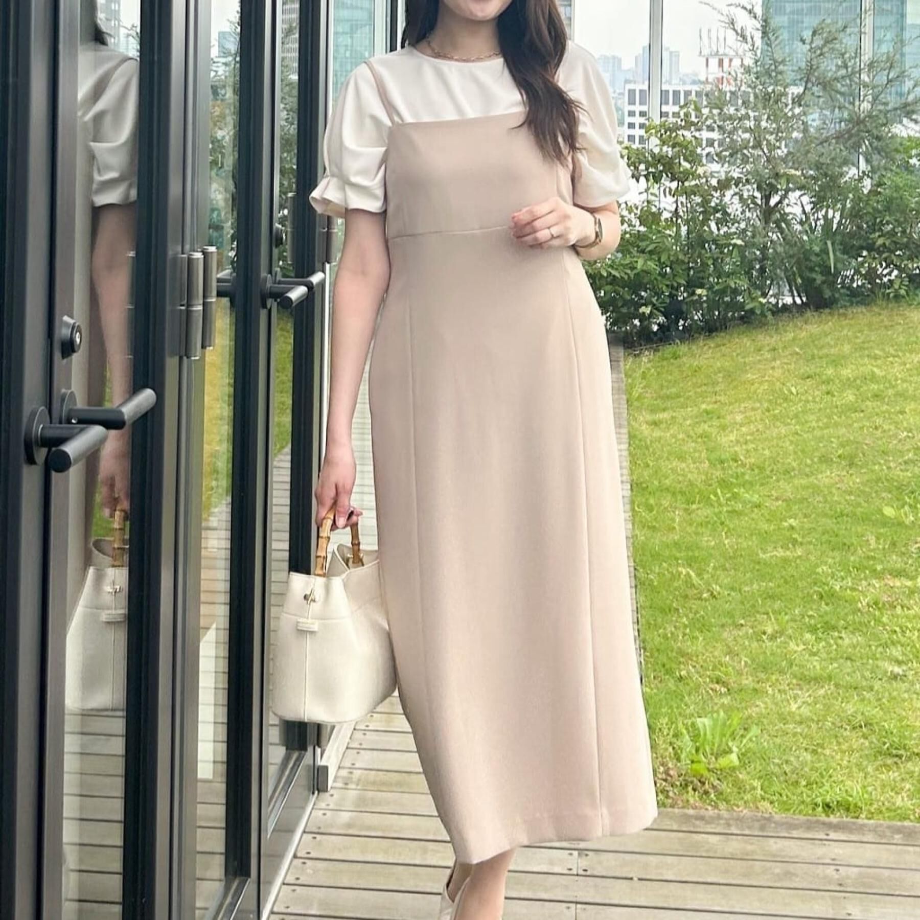 COUP DE CHANCE「【洗える／日本製／アジャスター付】キャミワンピース」|ワンピース|