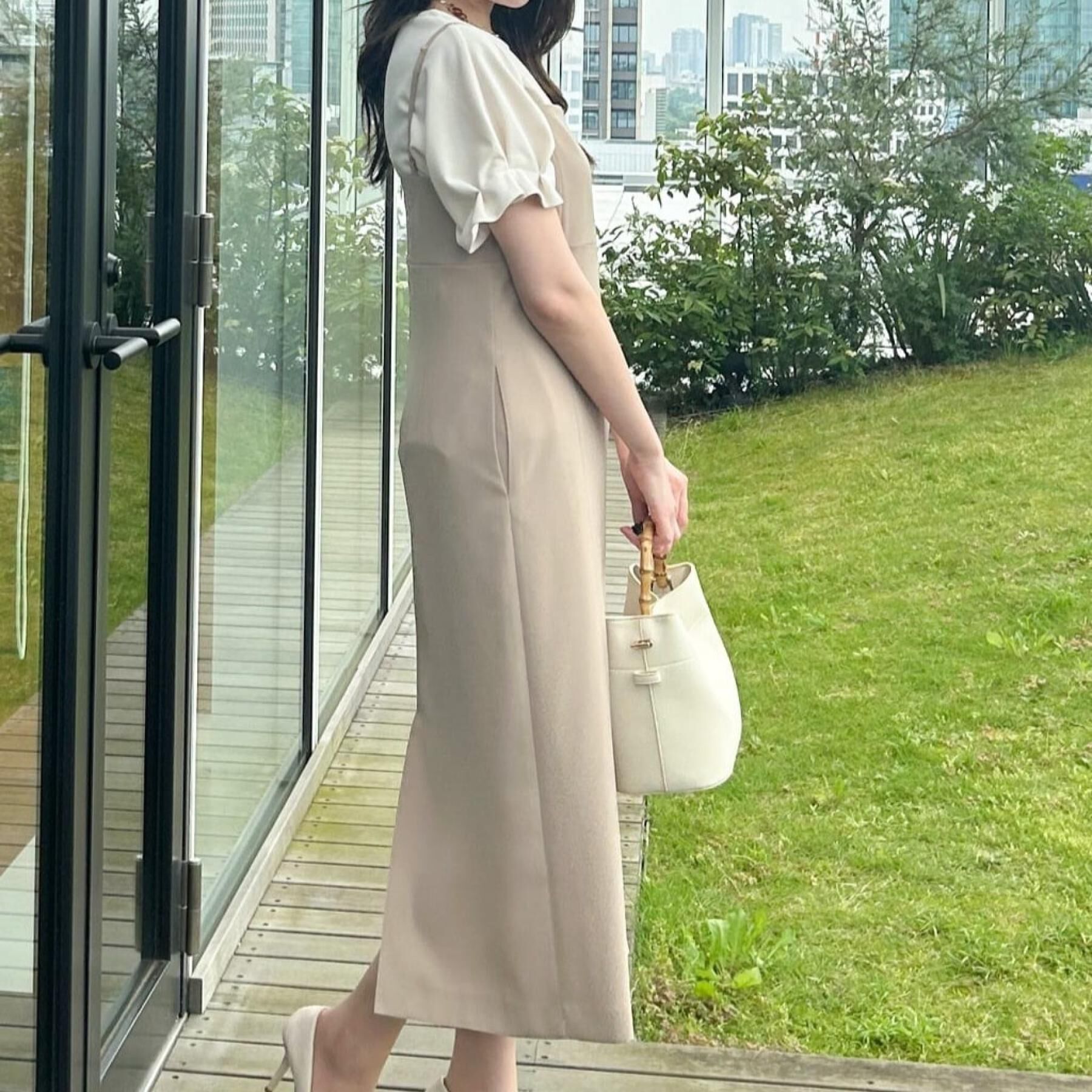 COUP DE CHANCE「【洗える／日本製／アジャスター付】キャミワンピース」|ワンピース|