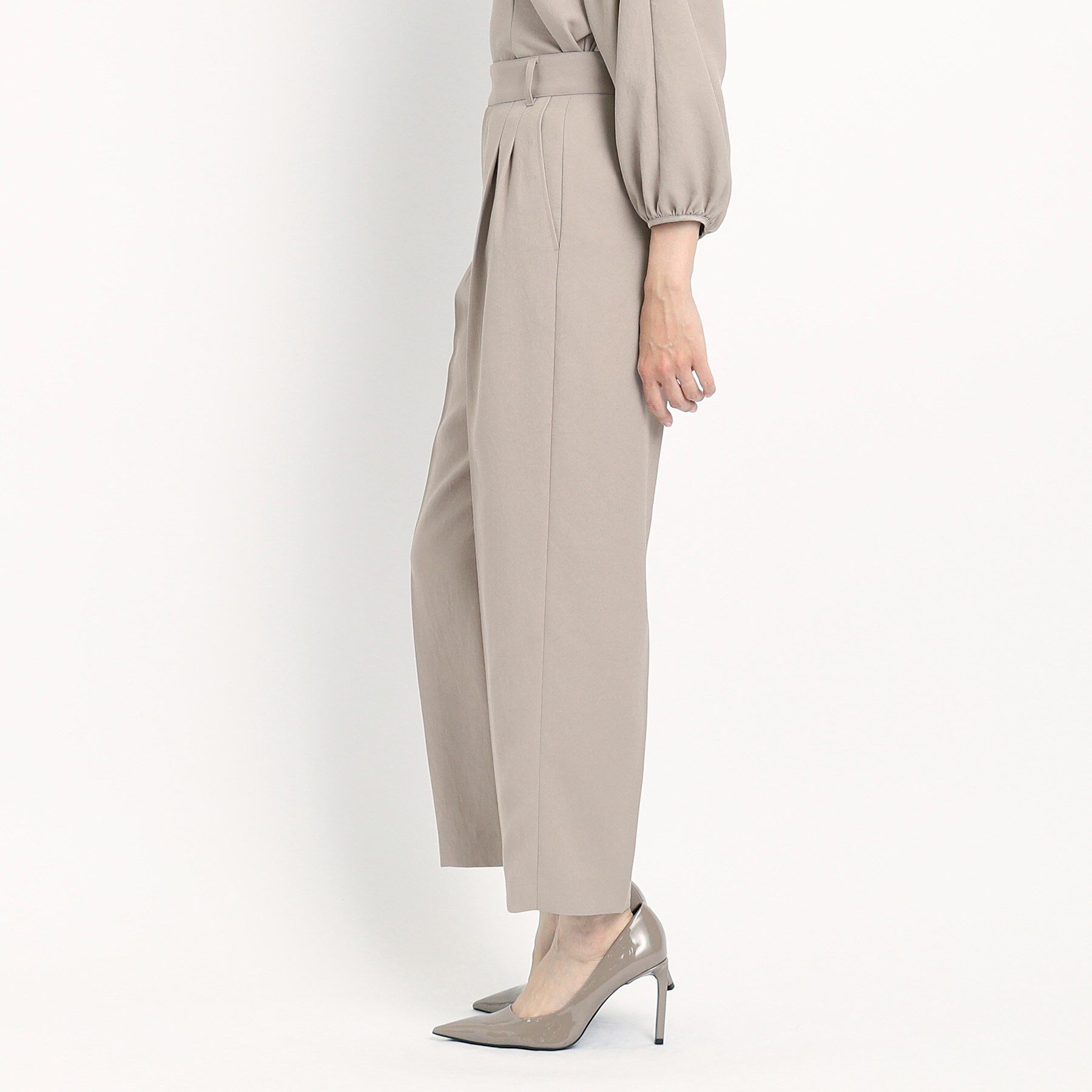 COUP DE CHANCE「【洗える／裏地無し】タック入りテーパードパンツ」|その他|