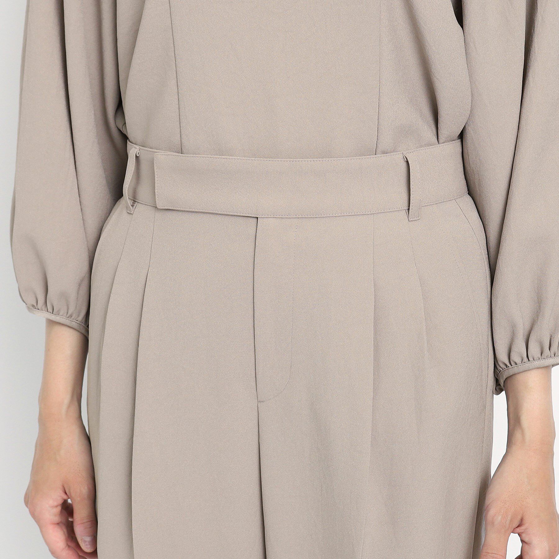 COUP DE CHANCE「【洗える／裏地無し】タック入りテーパードパンツ」|その他|