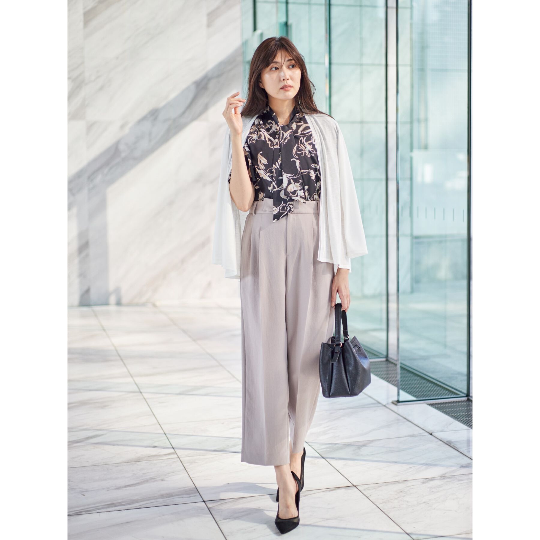 COUP DE CHANCE「【洗える／裏地無し】タック入りテーパードパンツ」|その他|