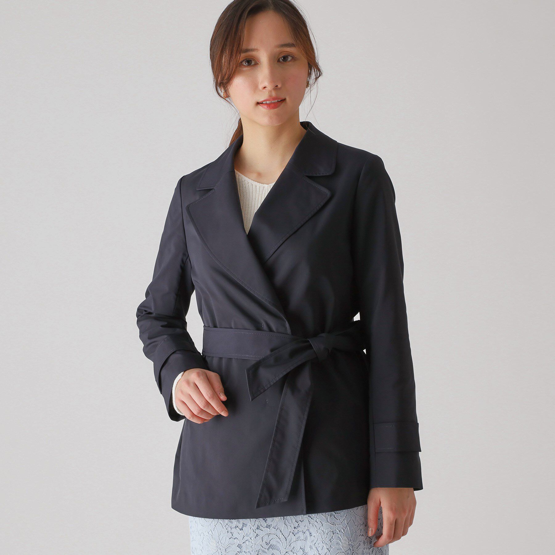 COUP DE CHANCE「【撥水加工】ミドル丈コート」|トレンチコート|