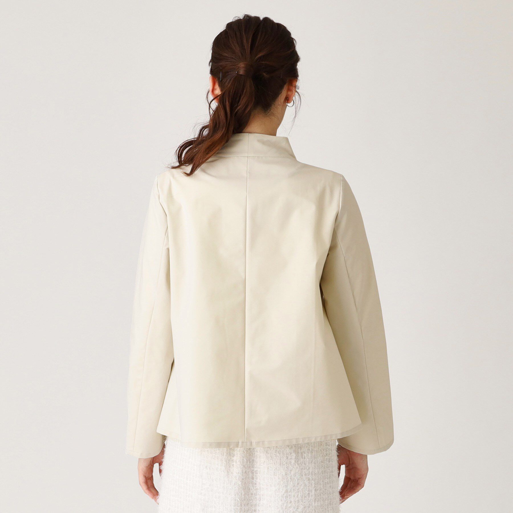 COUP DE CHANCE「【洗える】配色使いショート丈コート」|その他|