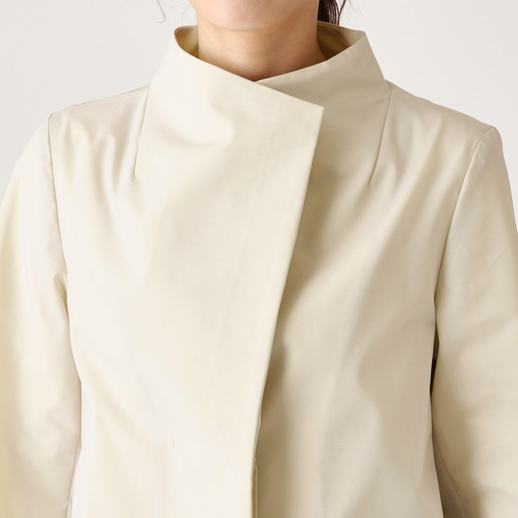 COUP DE CHANCE「【洗える】配色使いショート丈コート」|その他|