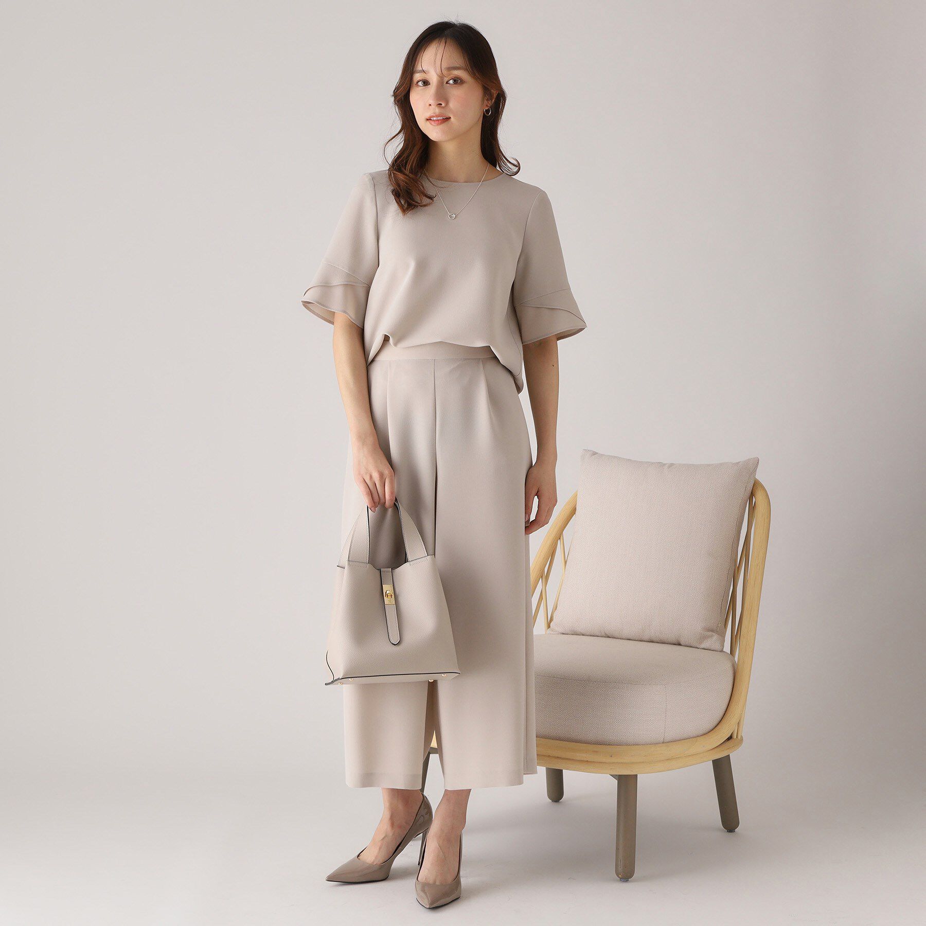 COUP DE CHANCE「【洗える／ウエストゴム】ストレートワイドパンツ」|その他|