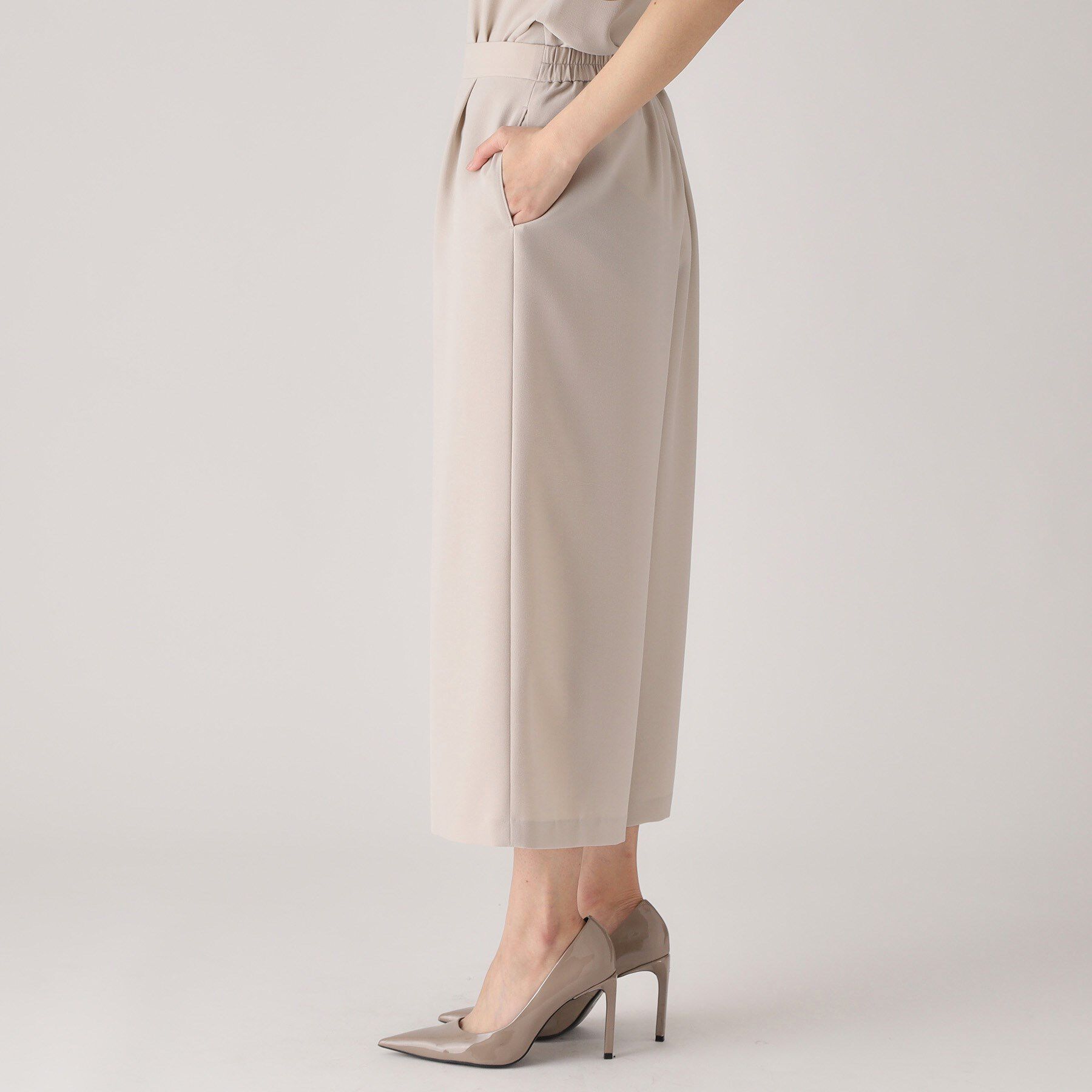 COUP DE CHANCE「【洗える／ウエストゴム】ストレートワイドパンツ」|その他|