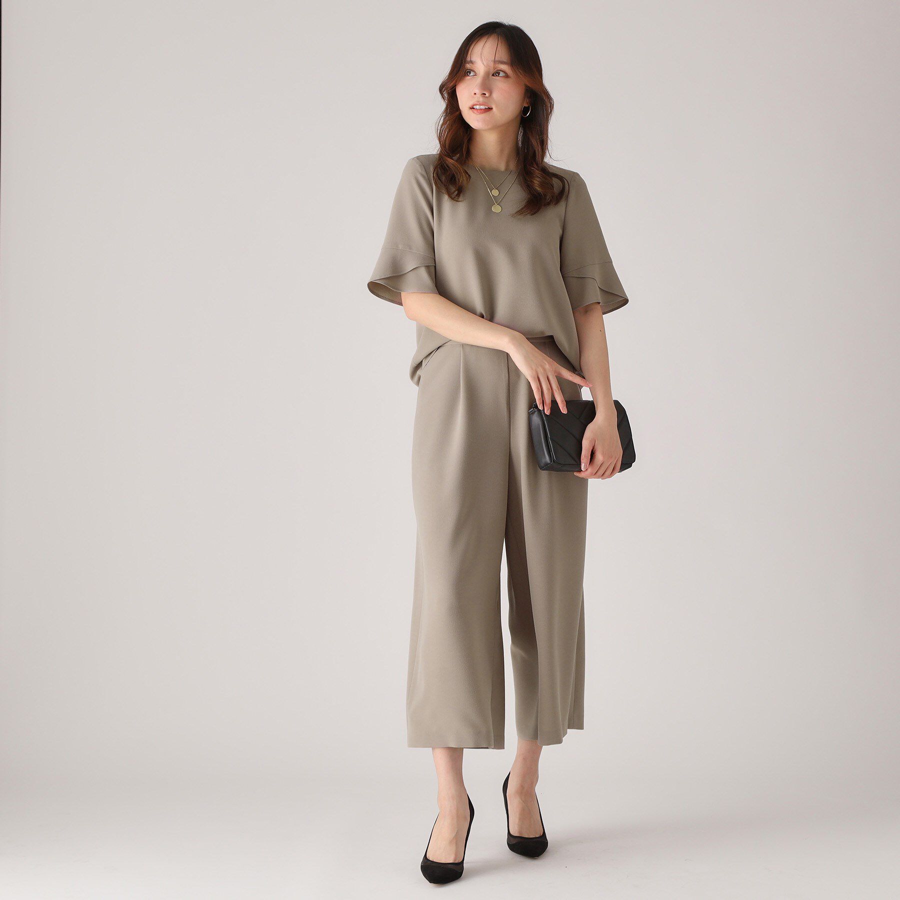 COUP DE CHANCE「【洗える／ウエストゴム】ストレートワイドパンツ」|その他|