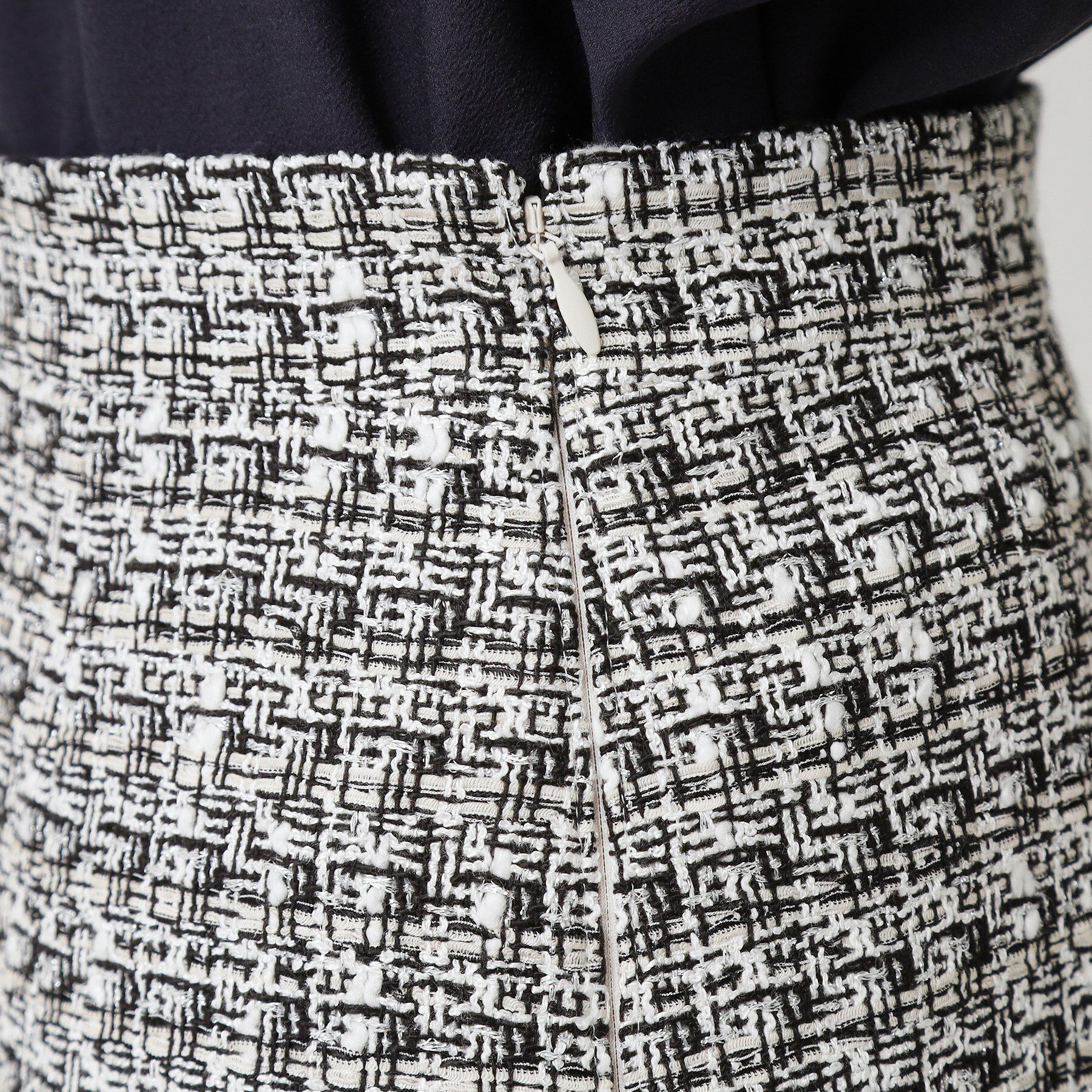 COUP DE CHANCE「【日本製／セットアップ】ファンシーツィードのセミAラインスカート」|スカート|