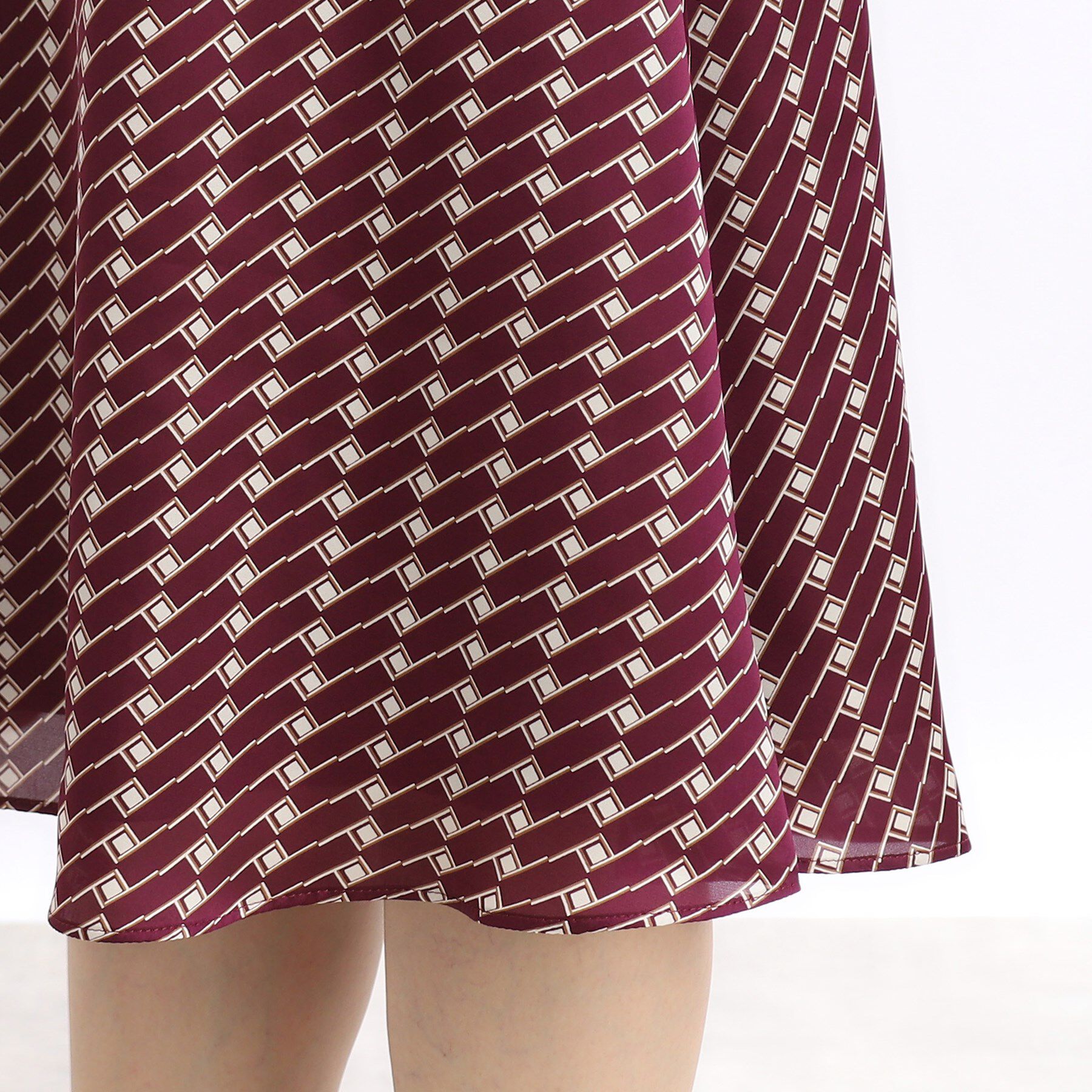 Reflect「【WEB限定カラーあり／マシンウォッシュ可／セットアップ可能】プリントフレアスカート」|スカート|