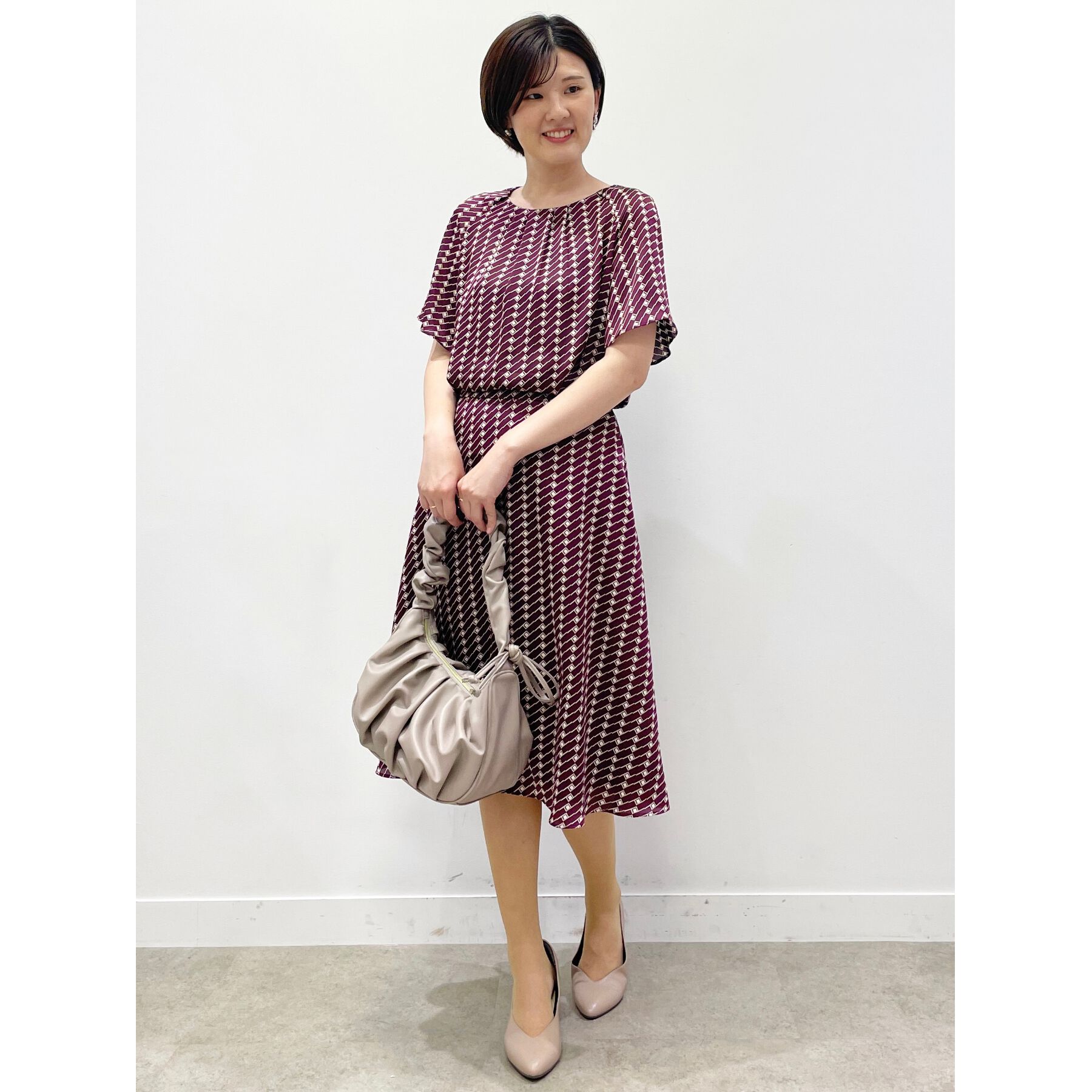 Reflect「【WEB限定カラーあり／マシンウォッシュ可／セットアップ可能】プリントフレアスカート」|スカート|