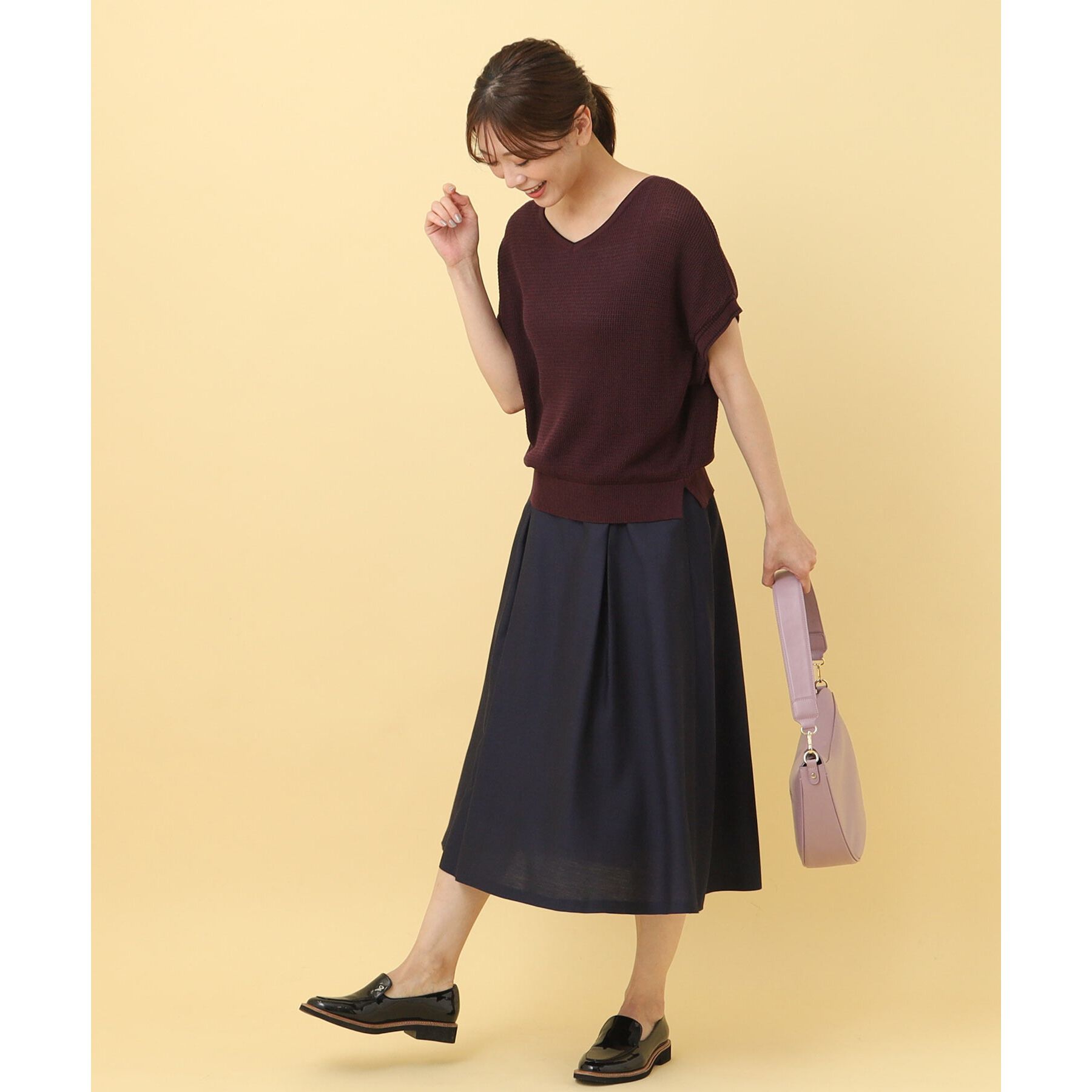 Reflect「【WEB限定カラーあり／洗える】ラメプルオーバーニット」|ニット・セーター|