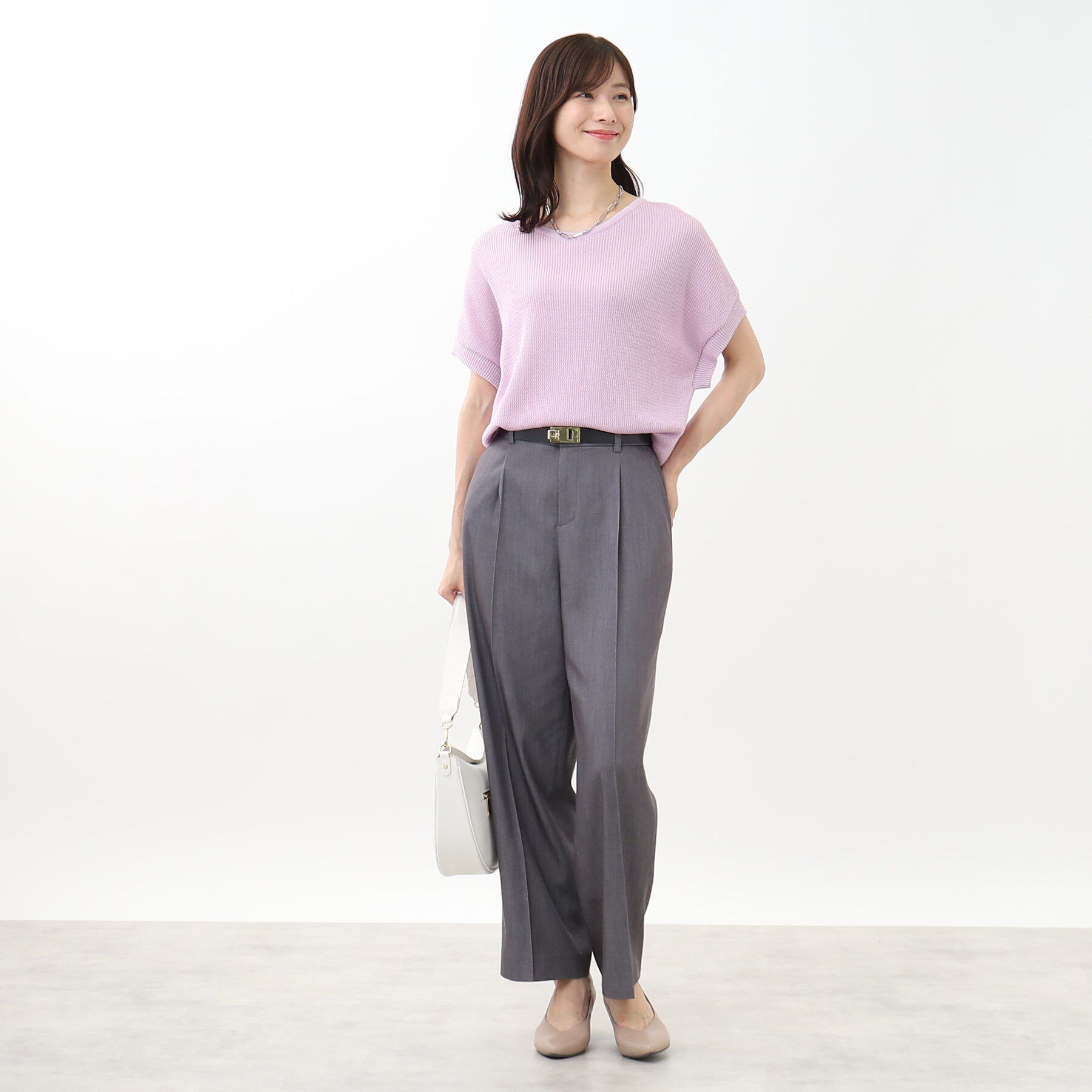 Reflect「【WEB限定カラーあり／洗える】ラメプルオーバーニット」|ニット・セーター|