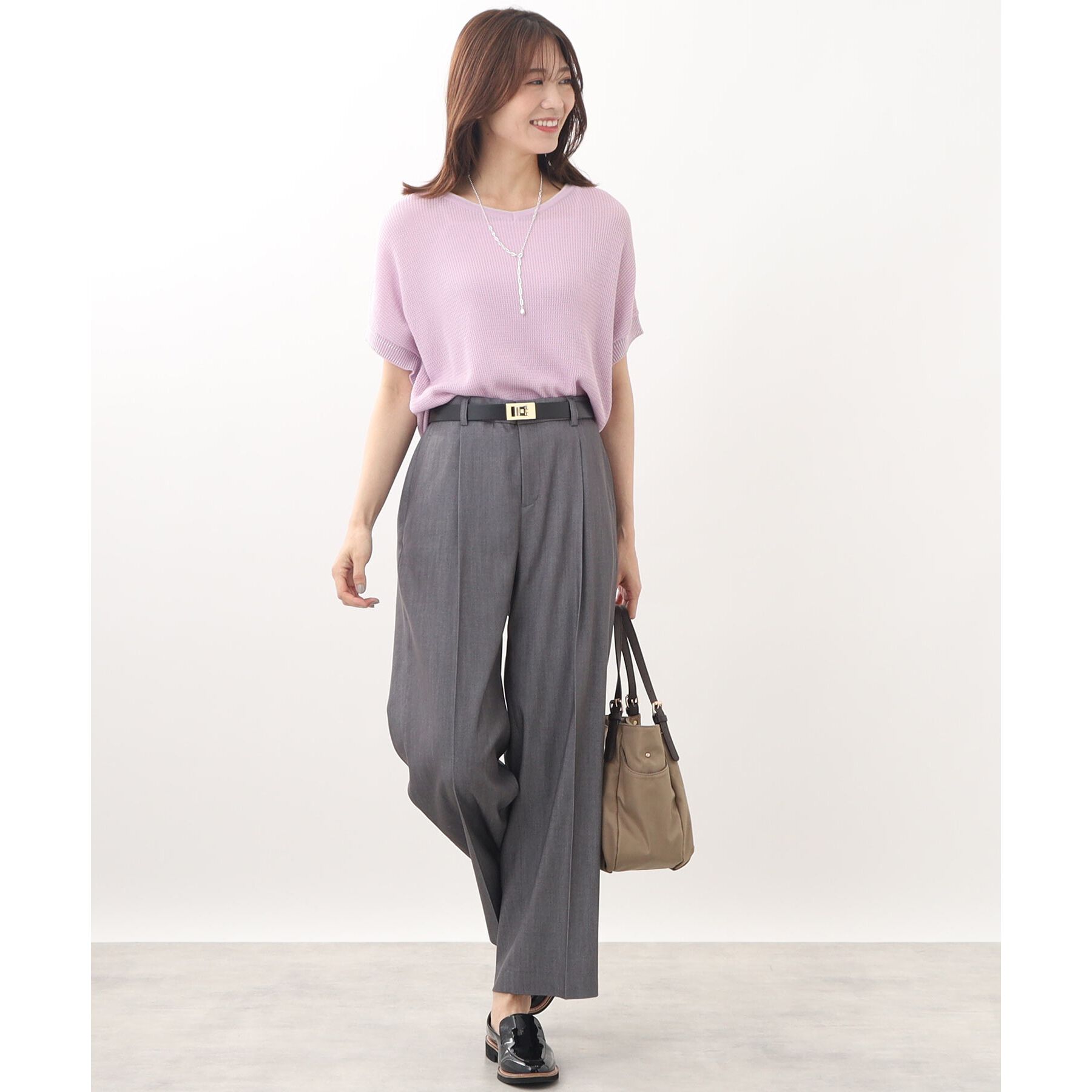 Reflect「【WEB限定カラーあり／洗える】ラメプルオーバーニット」|ニット・セーター|