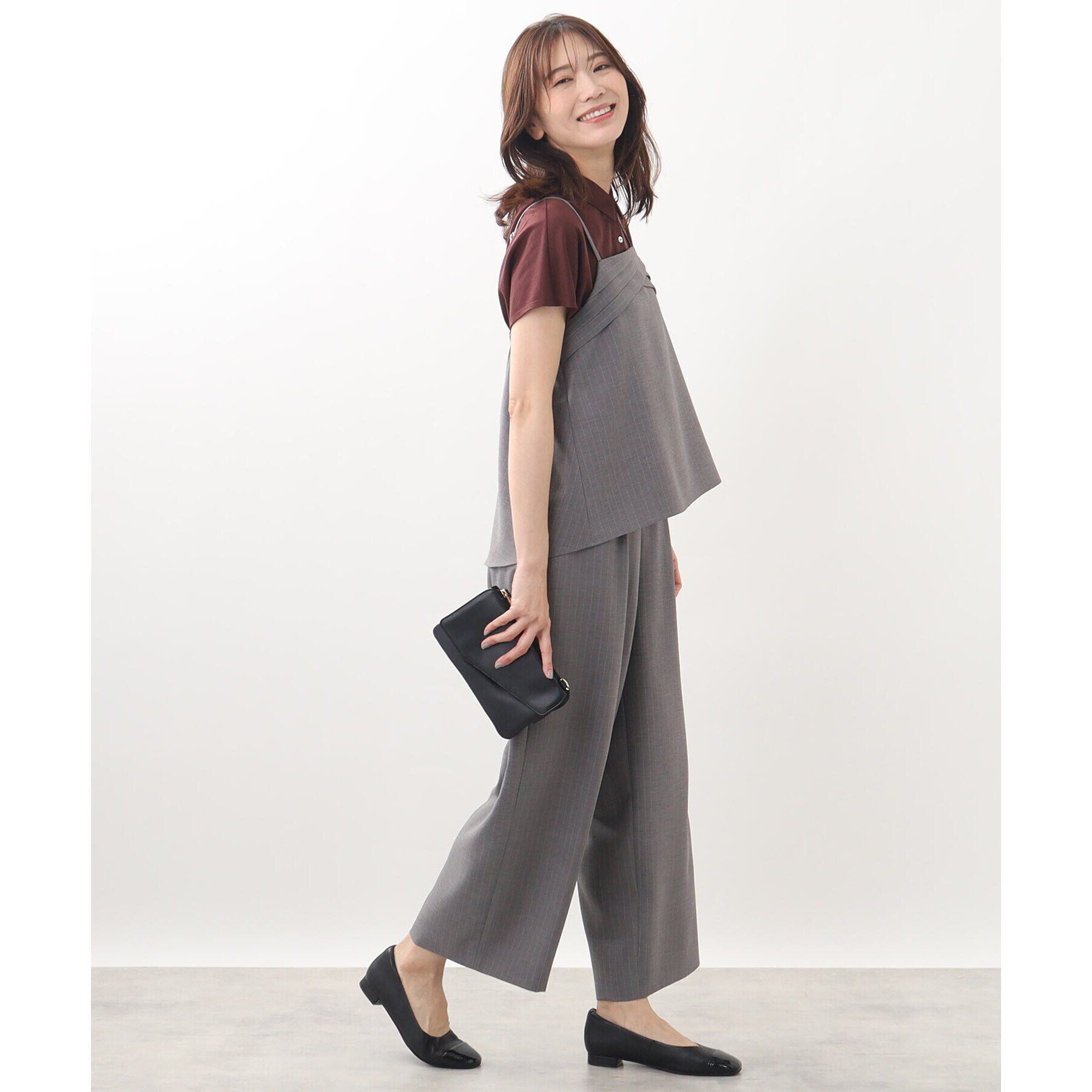 Reflect「【マシンウォッシュ／セットアップ可能】キャミソールデザインベスト」|キャミソール|