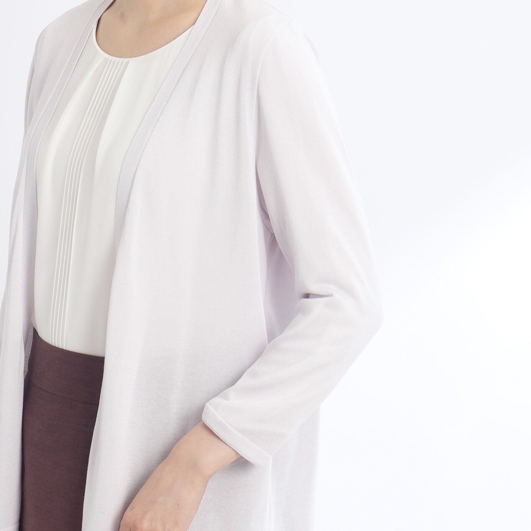 Reflect「【洗える】着流しカーディガン」|カーディガン|