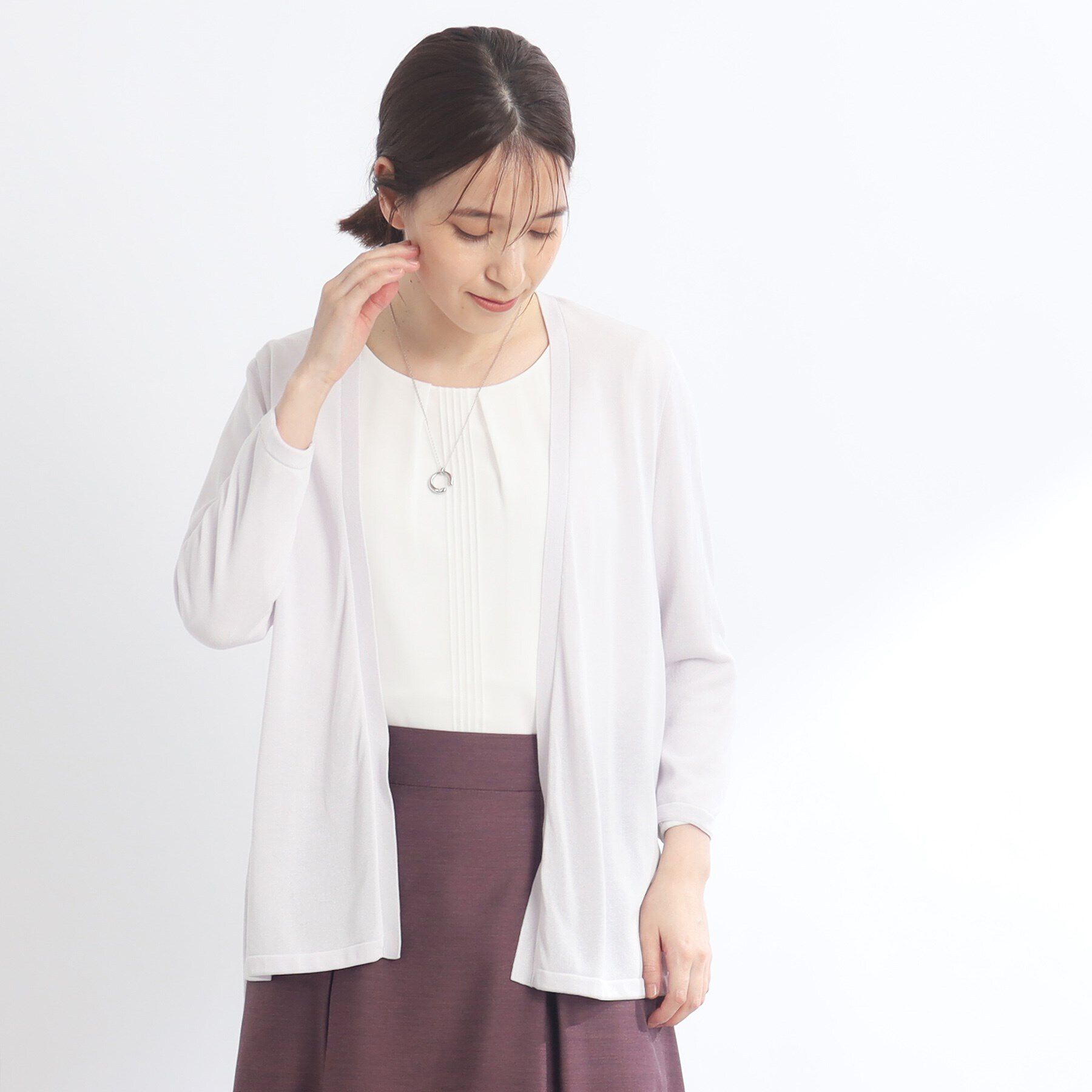 Reflect「【洗える】着流しカーディガン」|カーディガン|
