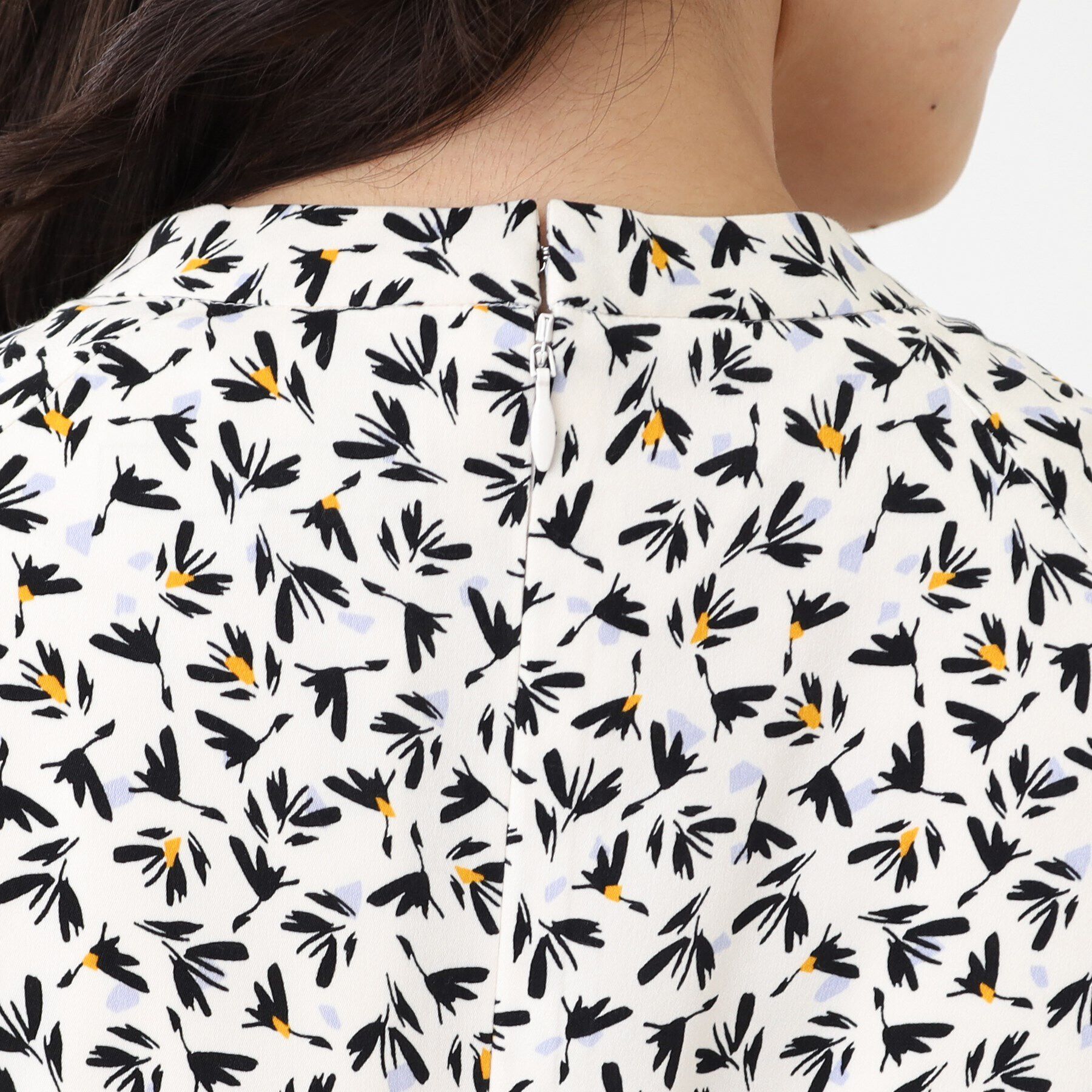 Reflect「【マシンウォッシュ可】フラワープリントワンピース」|ワンピース|