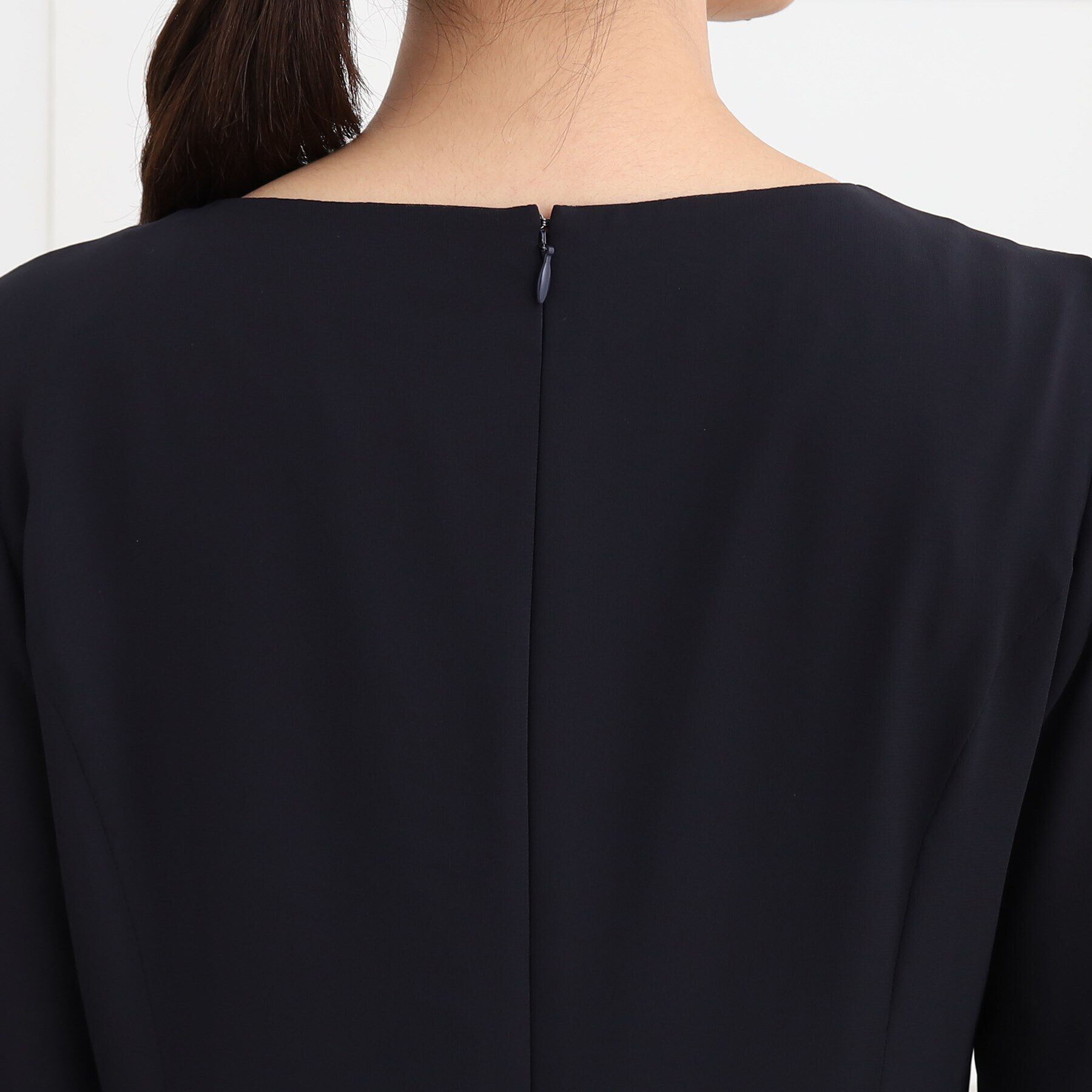 Reflect「【フォーマル/洗える】フィット＆フレアジョーゼットワンピース」|ワンピース|