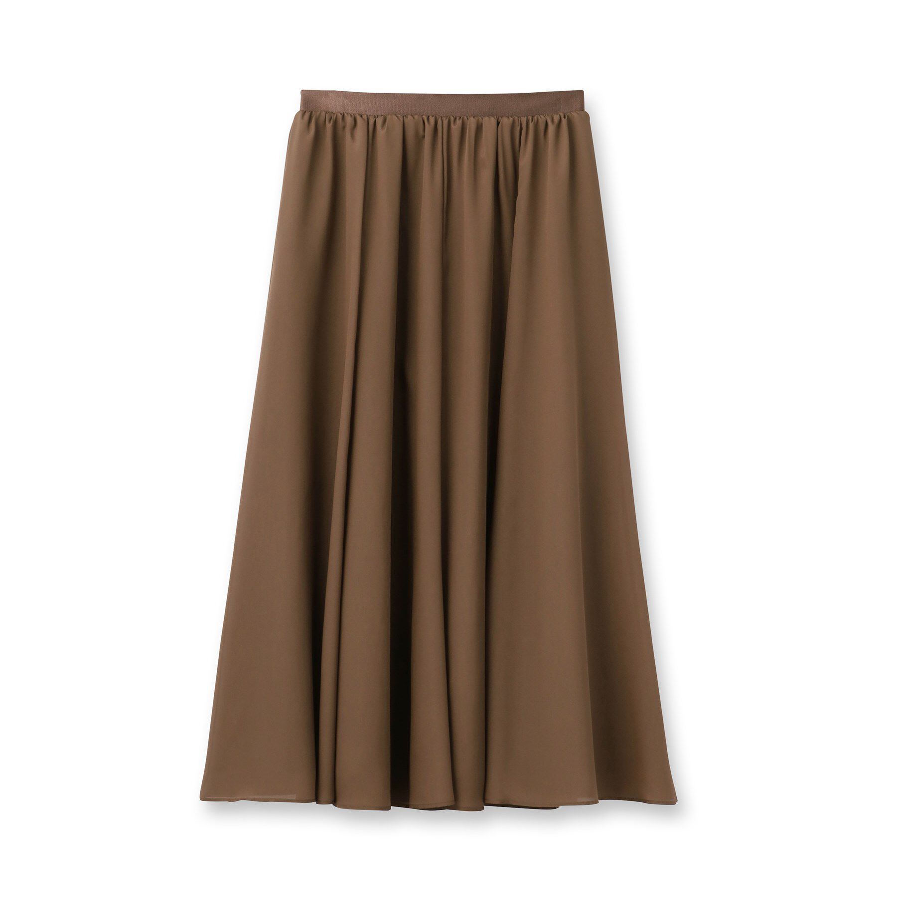 Reflect「【手洗い可/ウエスト総ゴム仕様】フリュイドシフォンスカート」|スカート|