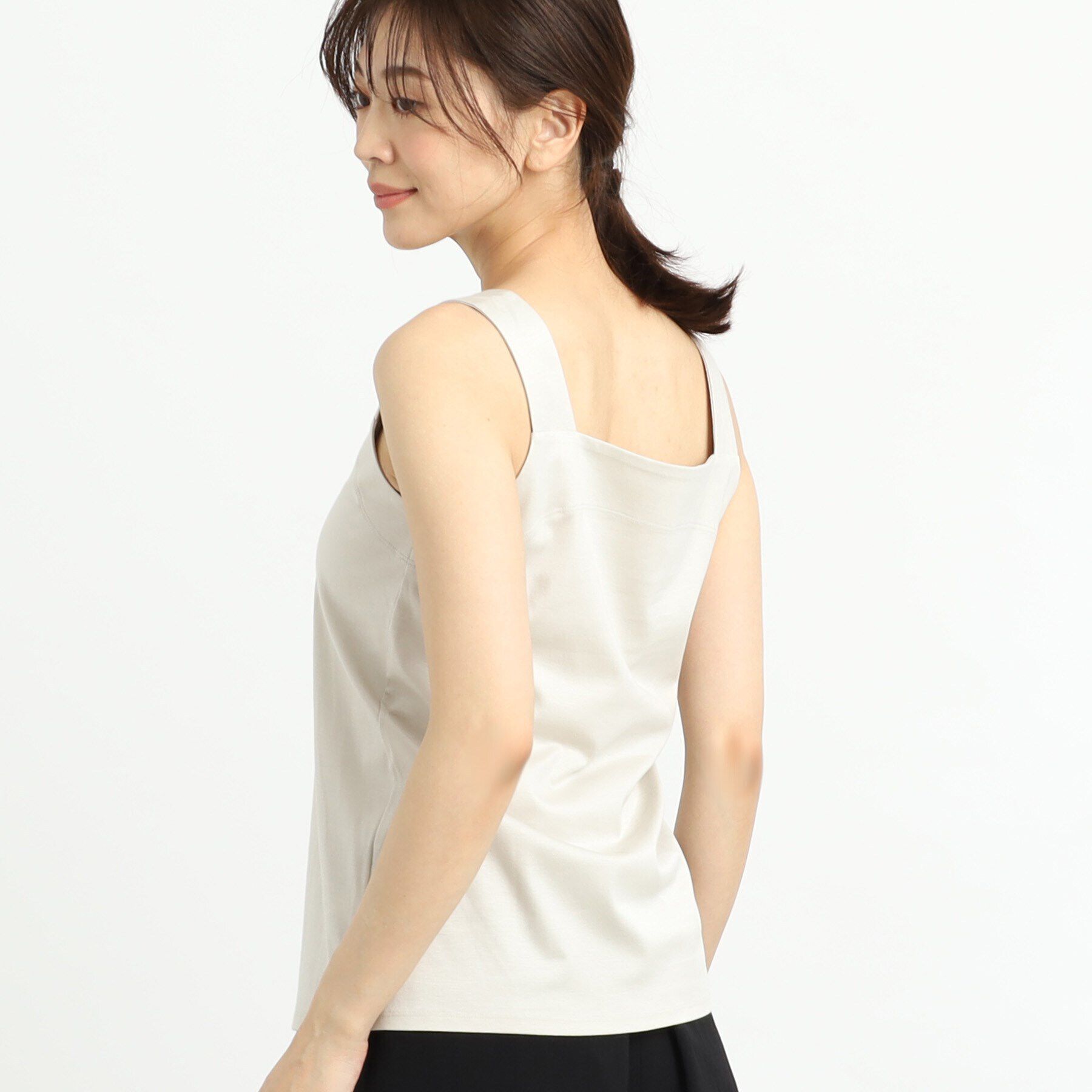 Reflect「【洗える】ベーシックカラータンクトップ」|キャミソール|