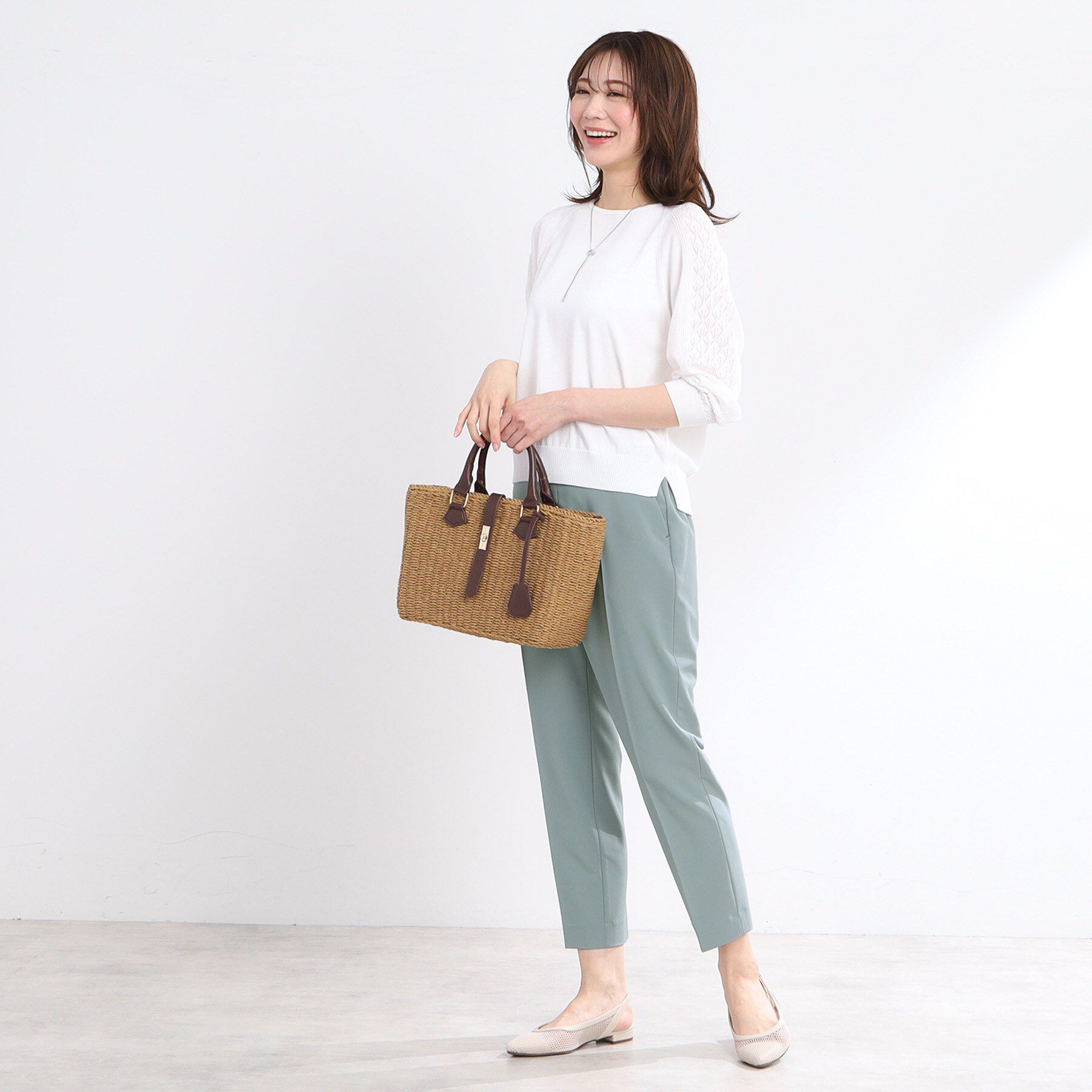 Reflect「【WEB先行カラーあり／私のパンツ／撥水／マシンウォッシュ可／雨の日も安心】ベーシックパンツ」|その他|