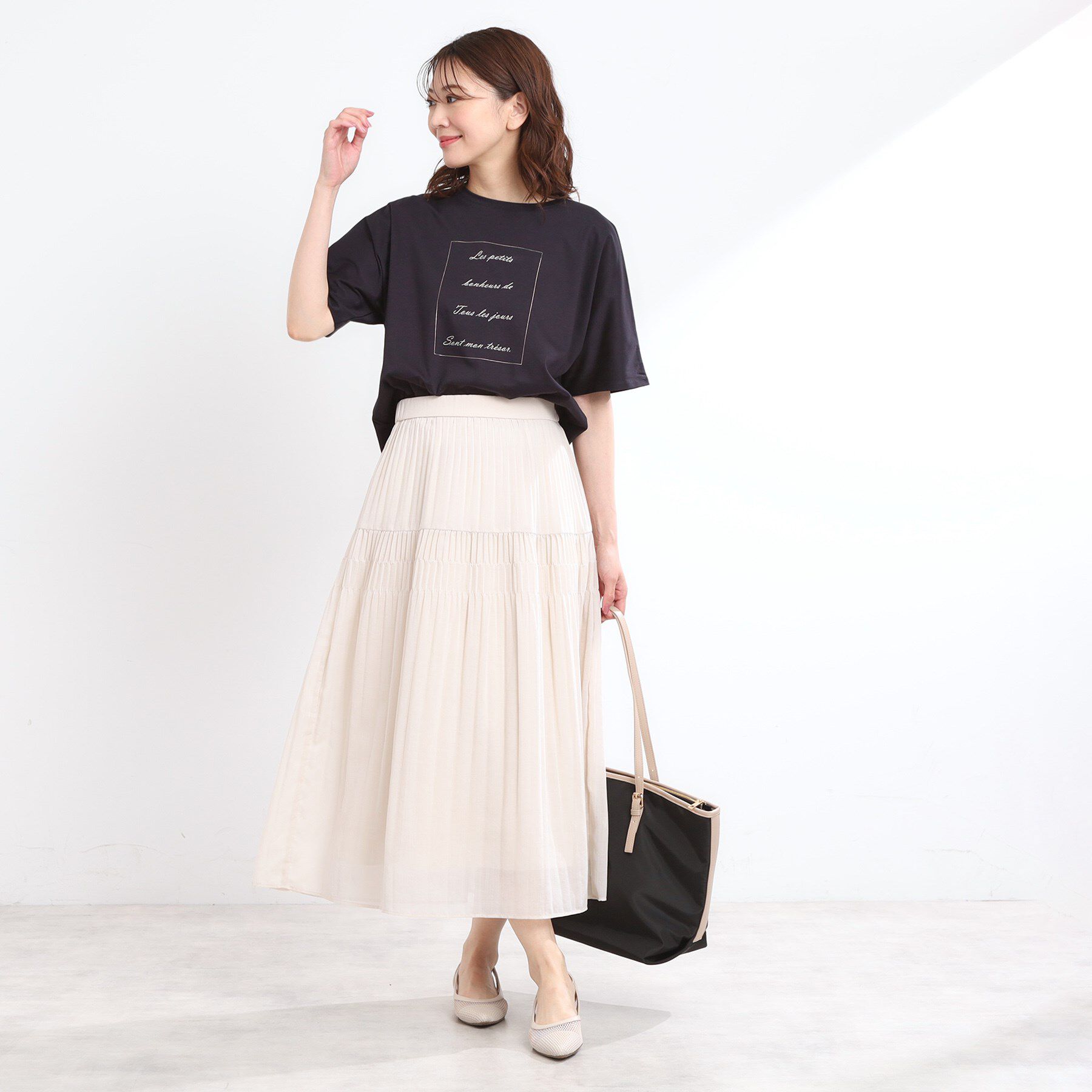 Reflect「【UVカット／接触冷感／マシンウォッシュ可】ドルマンスリーブロゴTシャツ」|Tシャツ・カットソー|