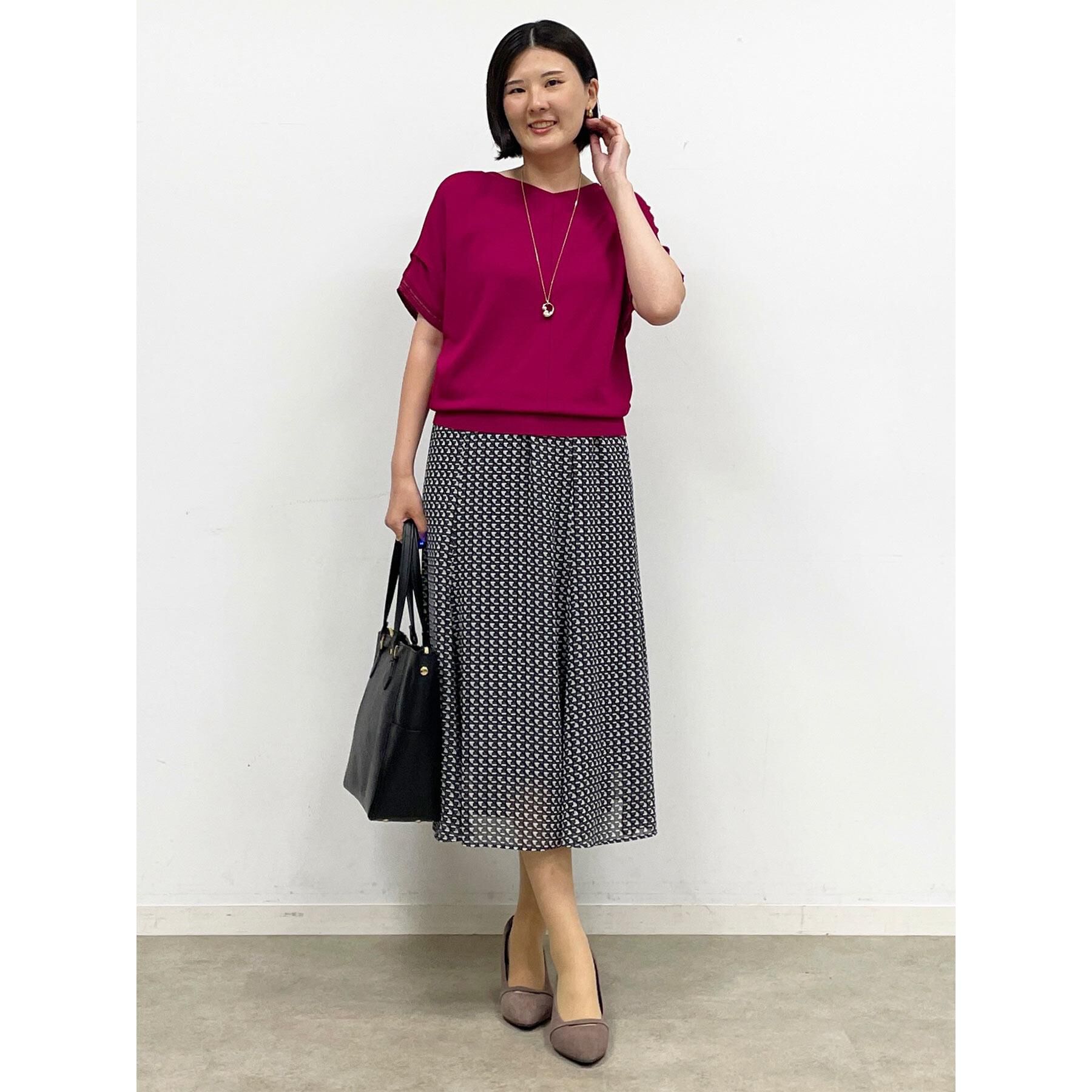 Reflect「【選べる7色◎／手洗い可／二の腕カバー】半袖ニット」|ニット・セーター|