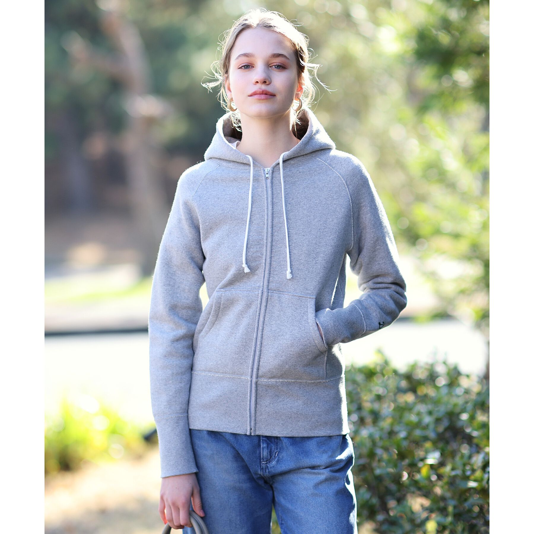 DRESSTERIOR「デキシー吊裏毛ジップアップパーカ」|パーカー|