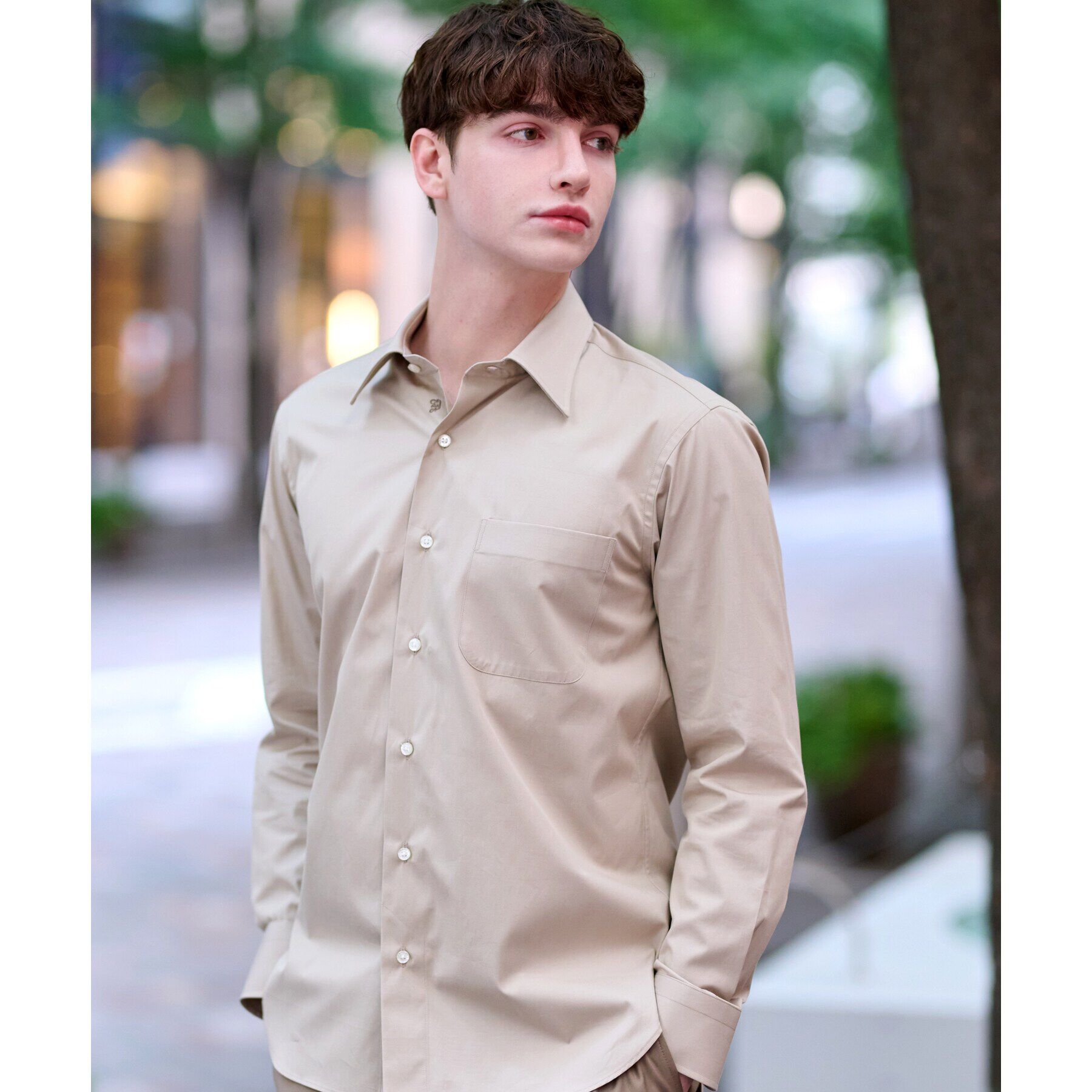 DRESSTERIOR「レギュラーカラードレスシャツ」|シャツ・ブラウス|