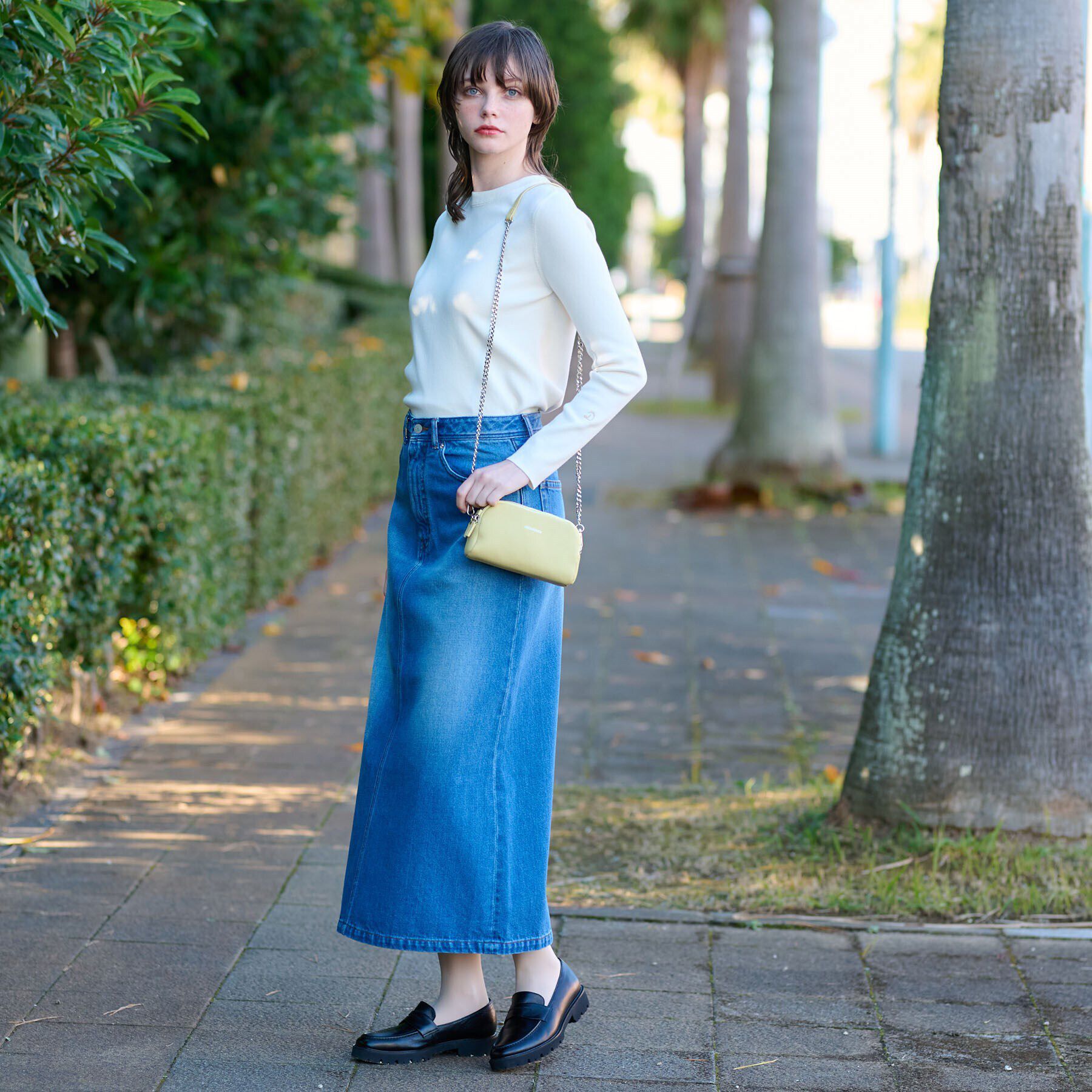 DRESSTERIOR「コットンフルニードルプルオーバーニット」|ニット・セーター|