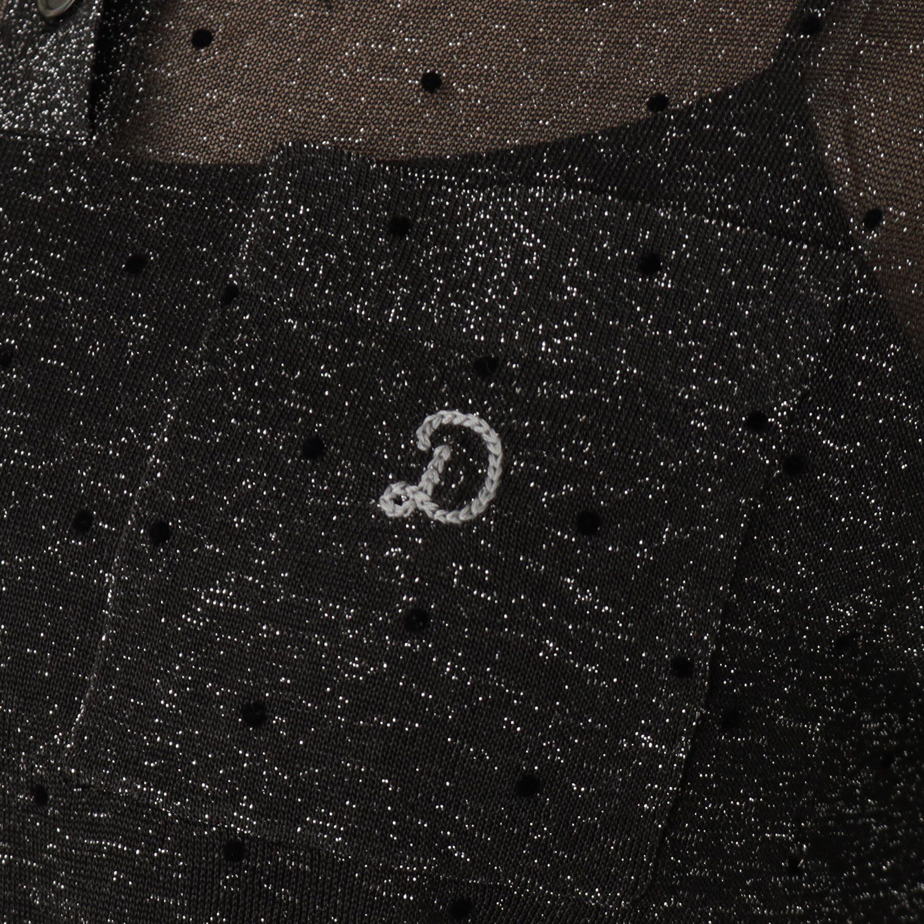 DRESSTERIOR「【大人百花春号掲載 モデル美香さん着用】ドットシアーポロニット」|ポロシャツ|