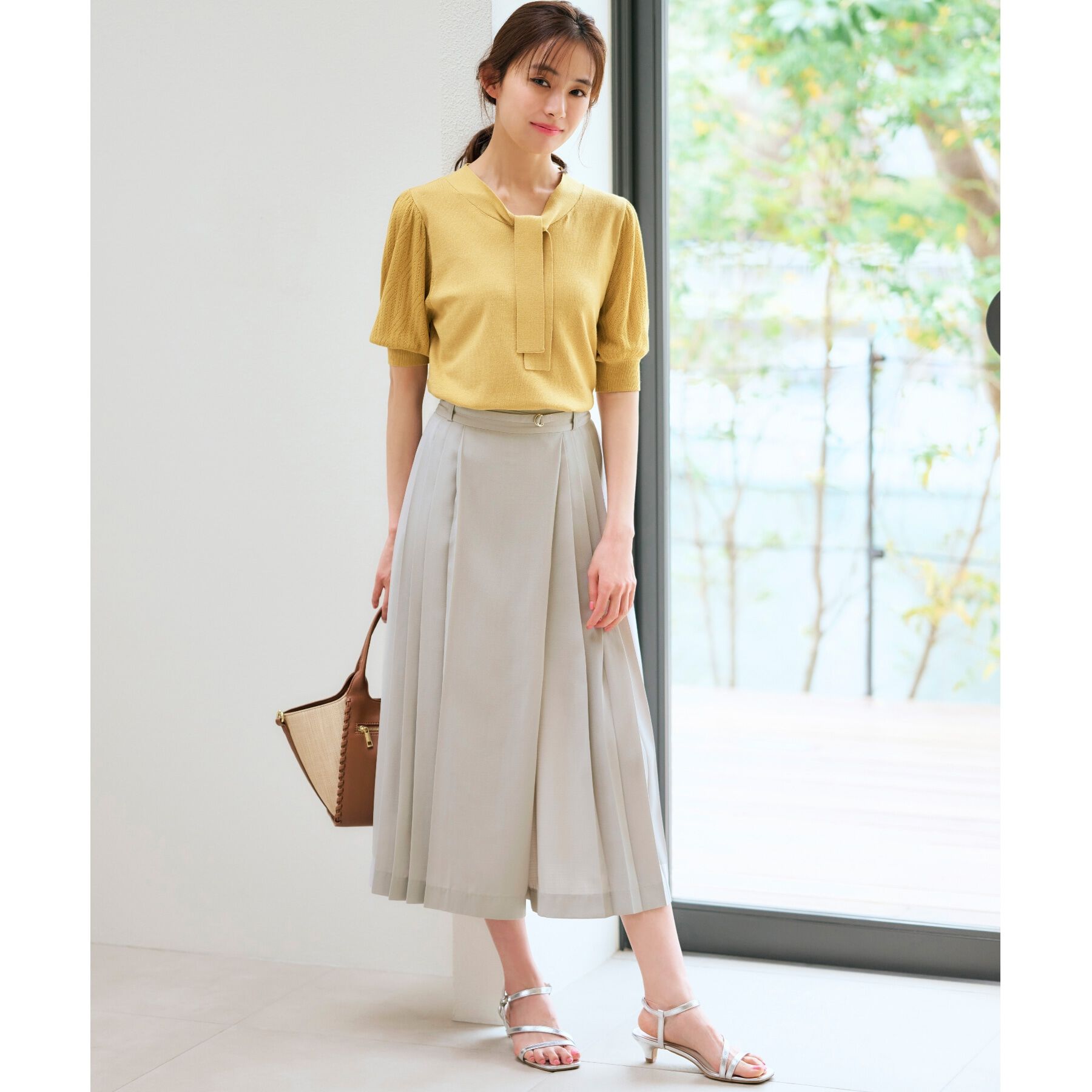 grove「スカート見えプリーツパンツ」|その他|