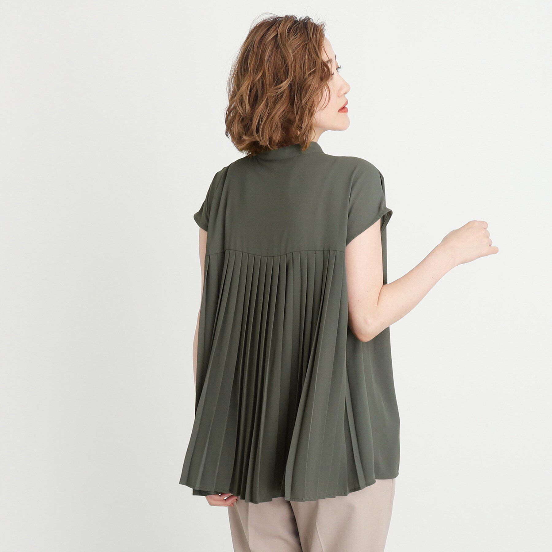 grove「バックプリーツブラウス」|シャツ・ブラウス|