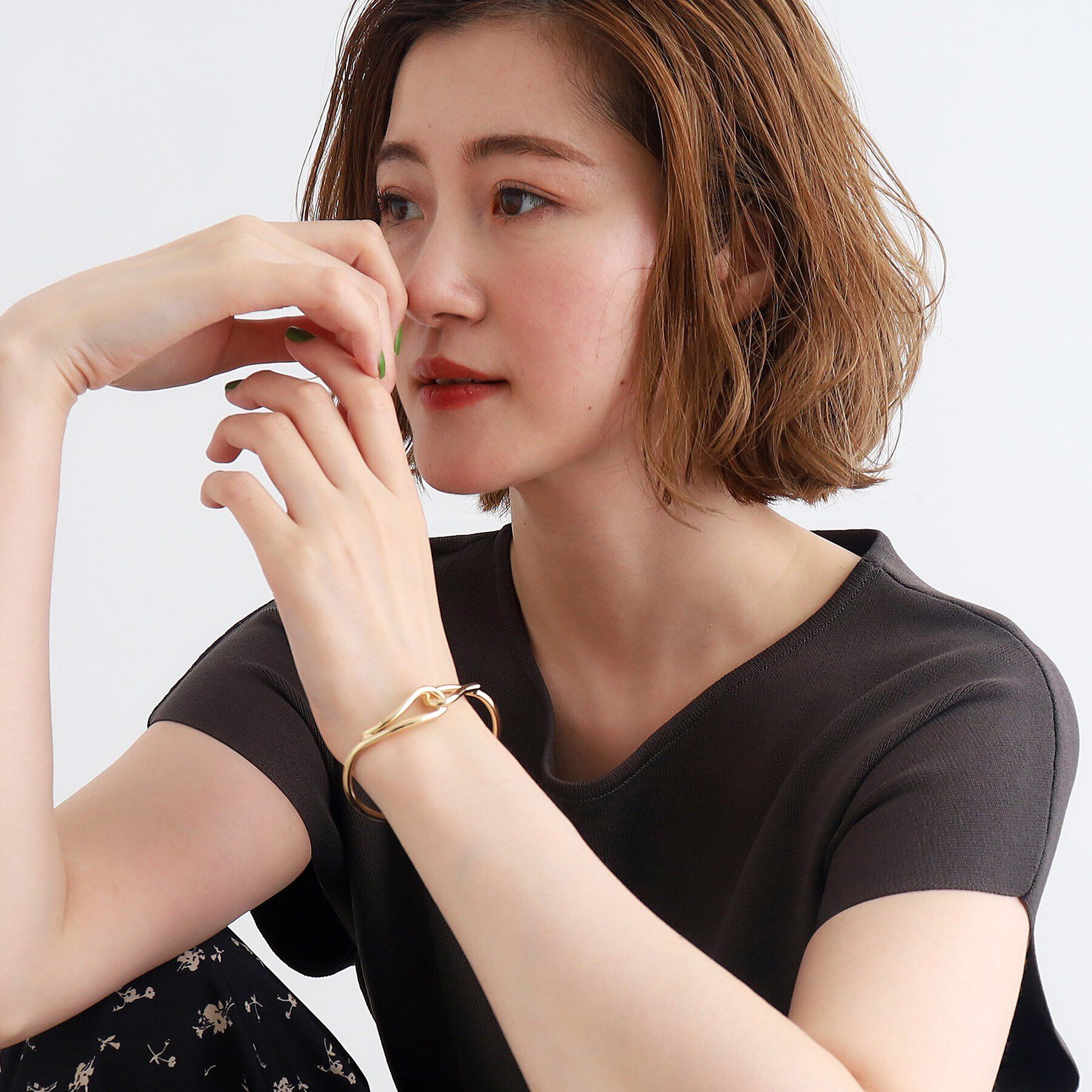 grove「メタルノットバングル」|ブレスレット・バングル|