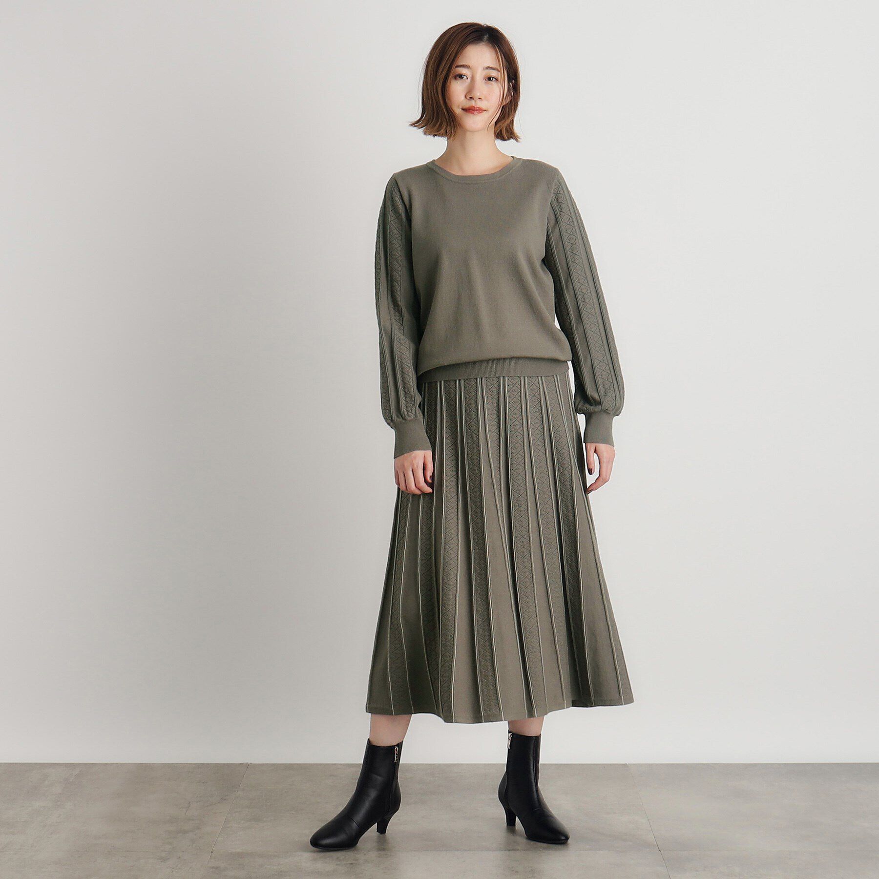 grove「SET UP対応 袖コンニットプルオーバー」|ニット・セーター|