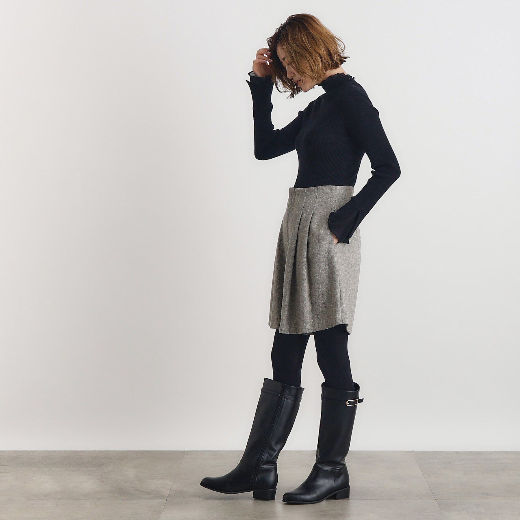 grove「【雑誌掲載】ヘリンボンツイードショートパンツ」|その他|